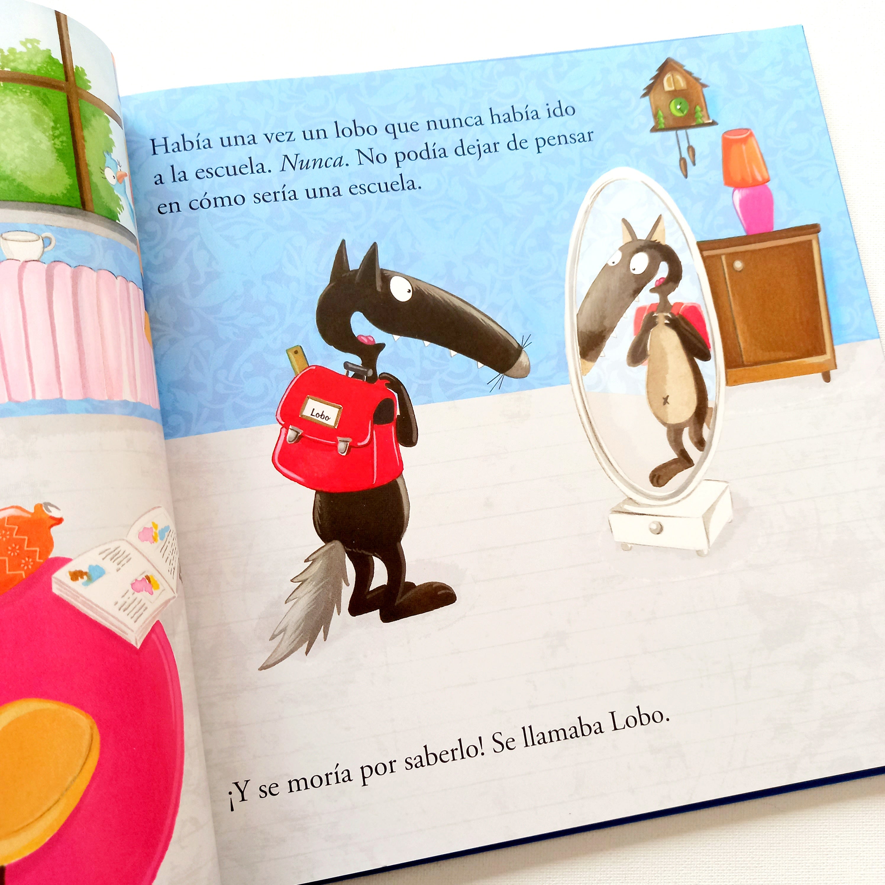 El lobo que quería ir a la escuela
