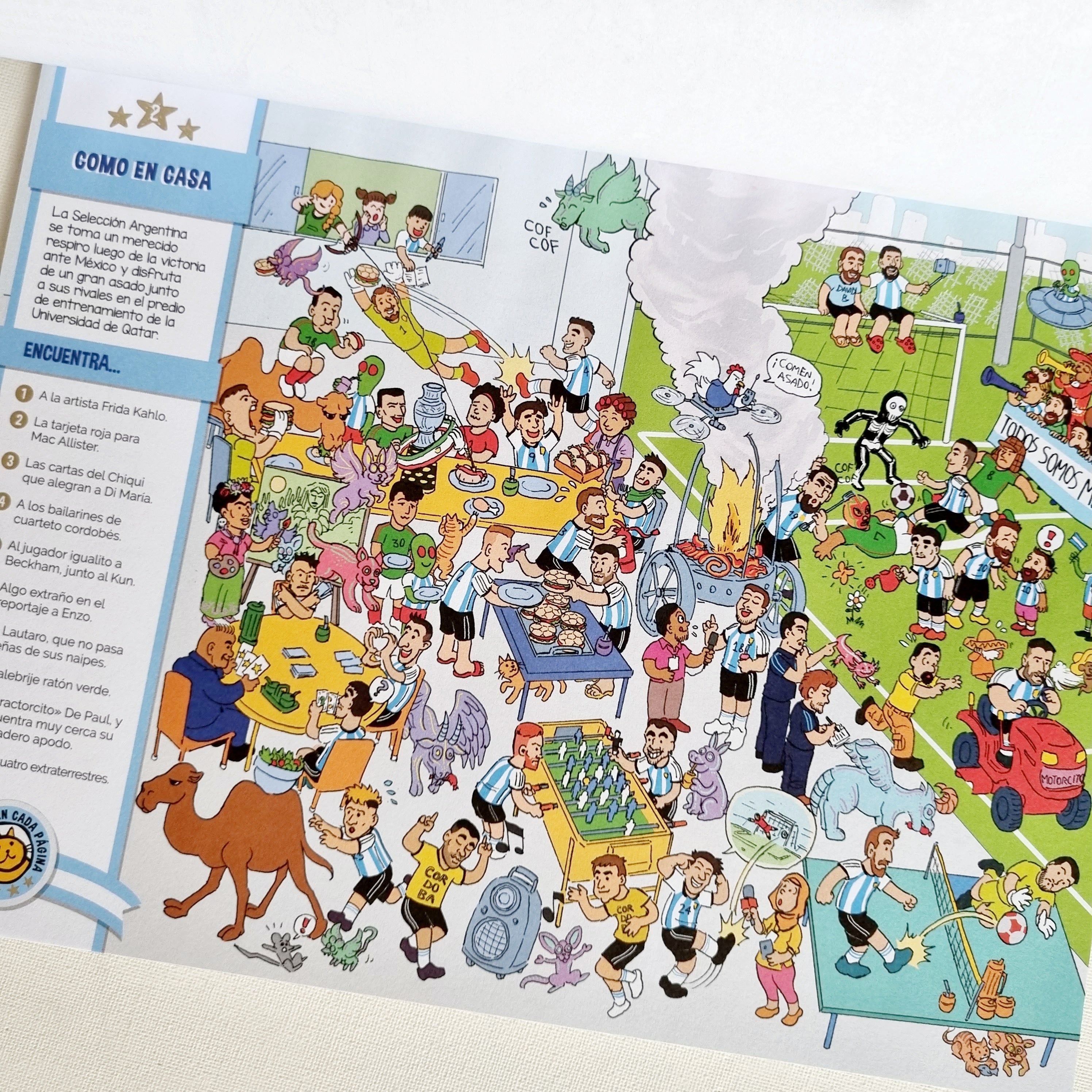 Busca y encuentra a la selección