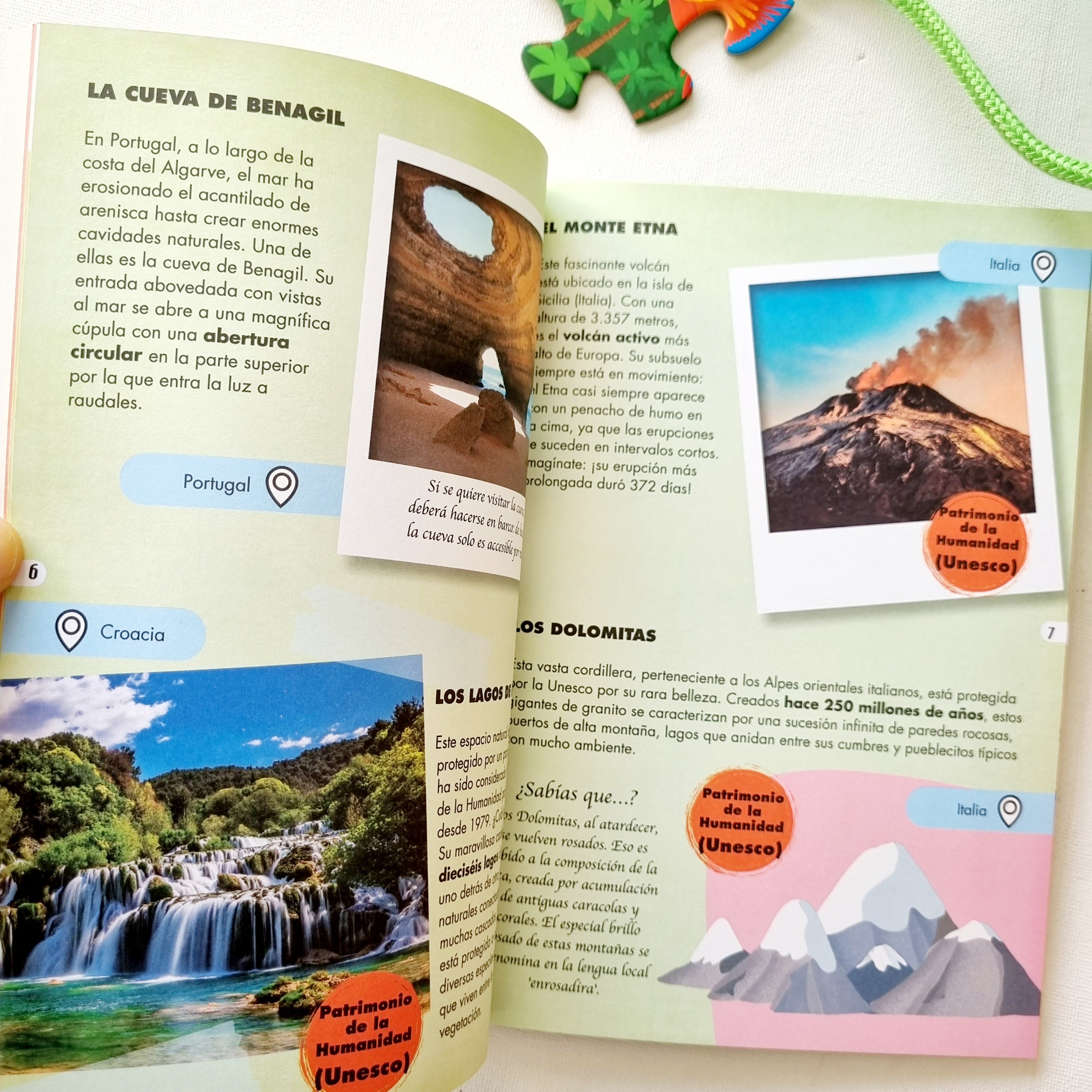 Maravillas de la naturaleza. Viaja, conoce y explora. Rompecabeza + libro