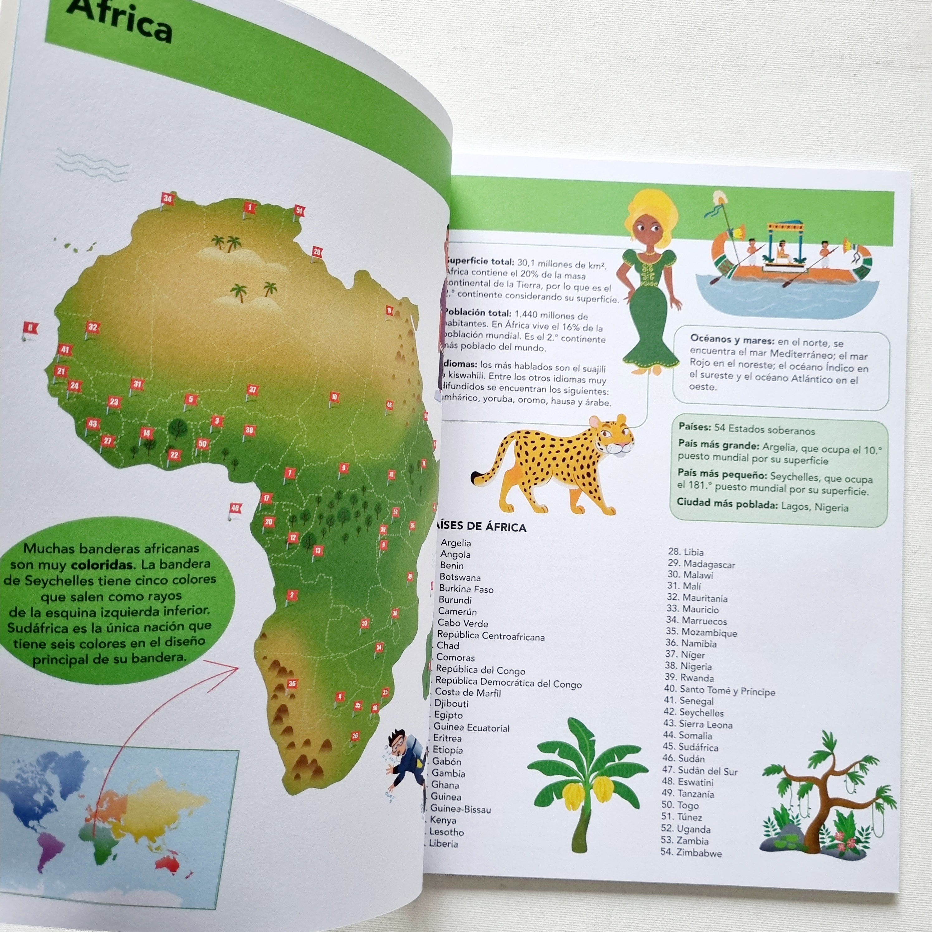 Un mundo de banderas. Juega, pega y aprende