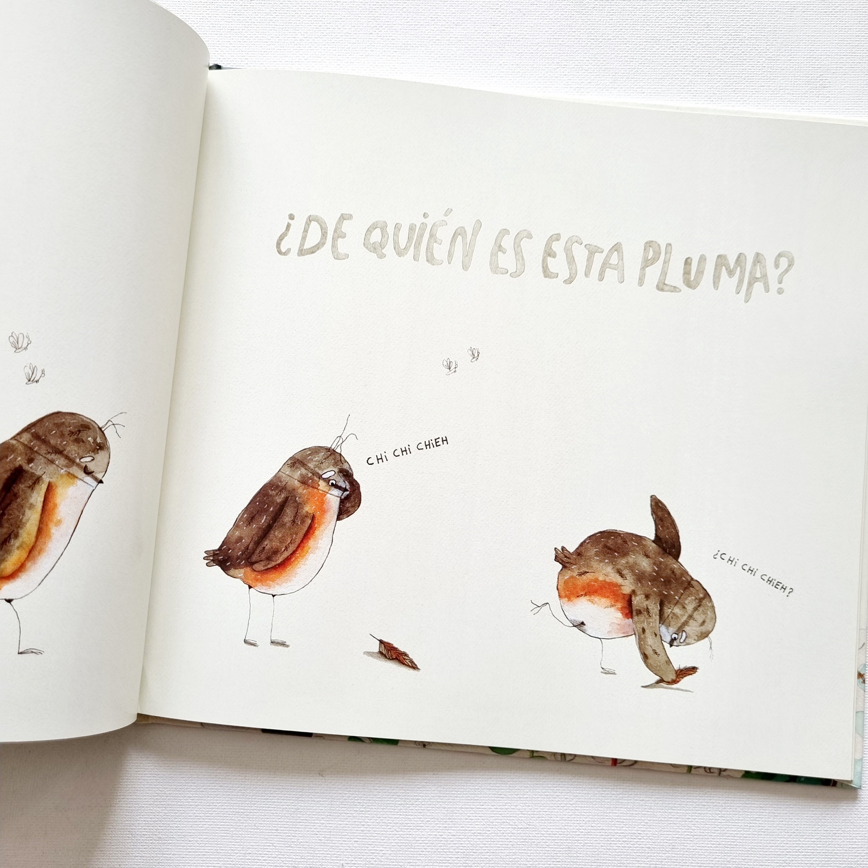 ¿ De quién es esta pluma?