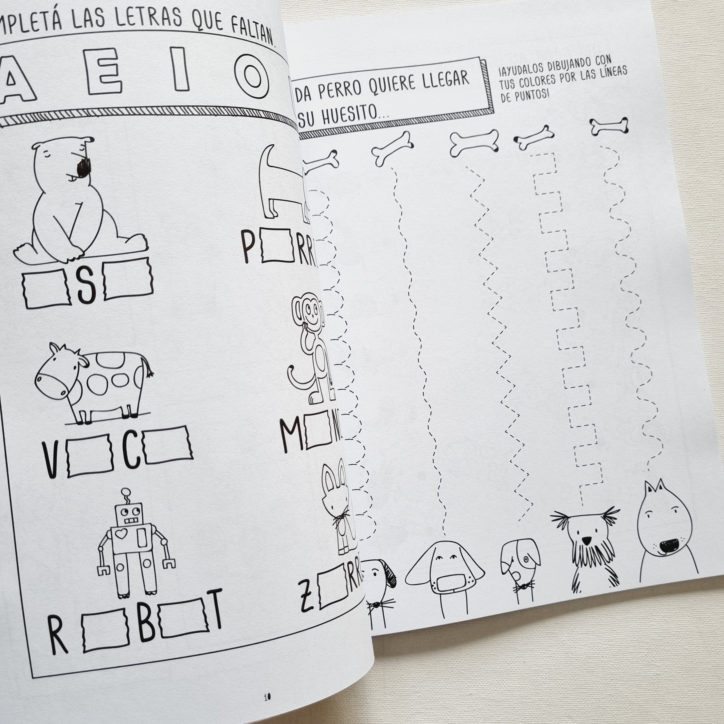Letras y números de los pequeños grandes artistas