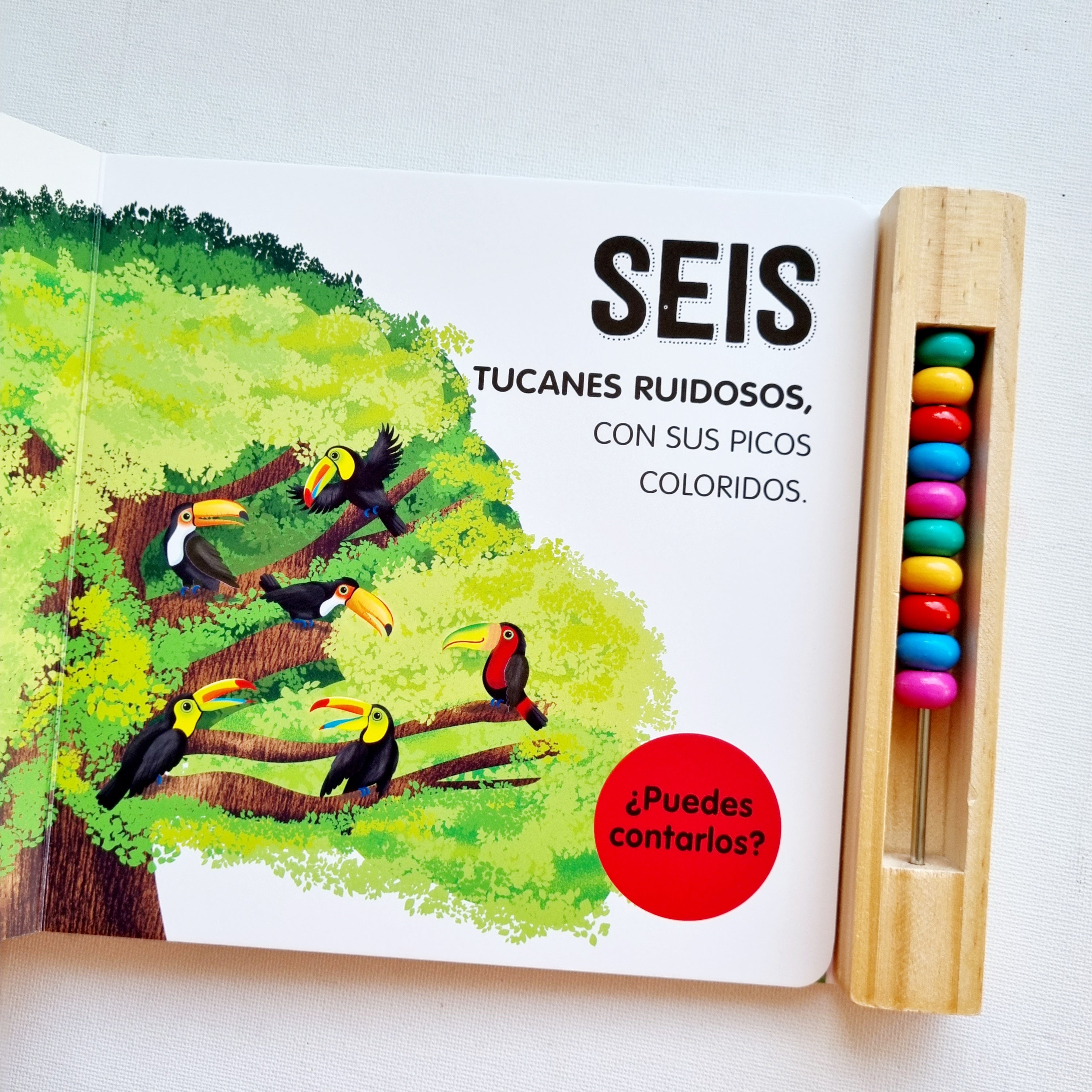 Mi primer ábaco. Desliza y cuenta, números y animales