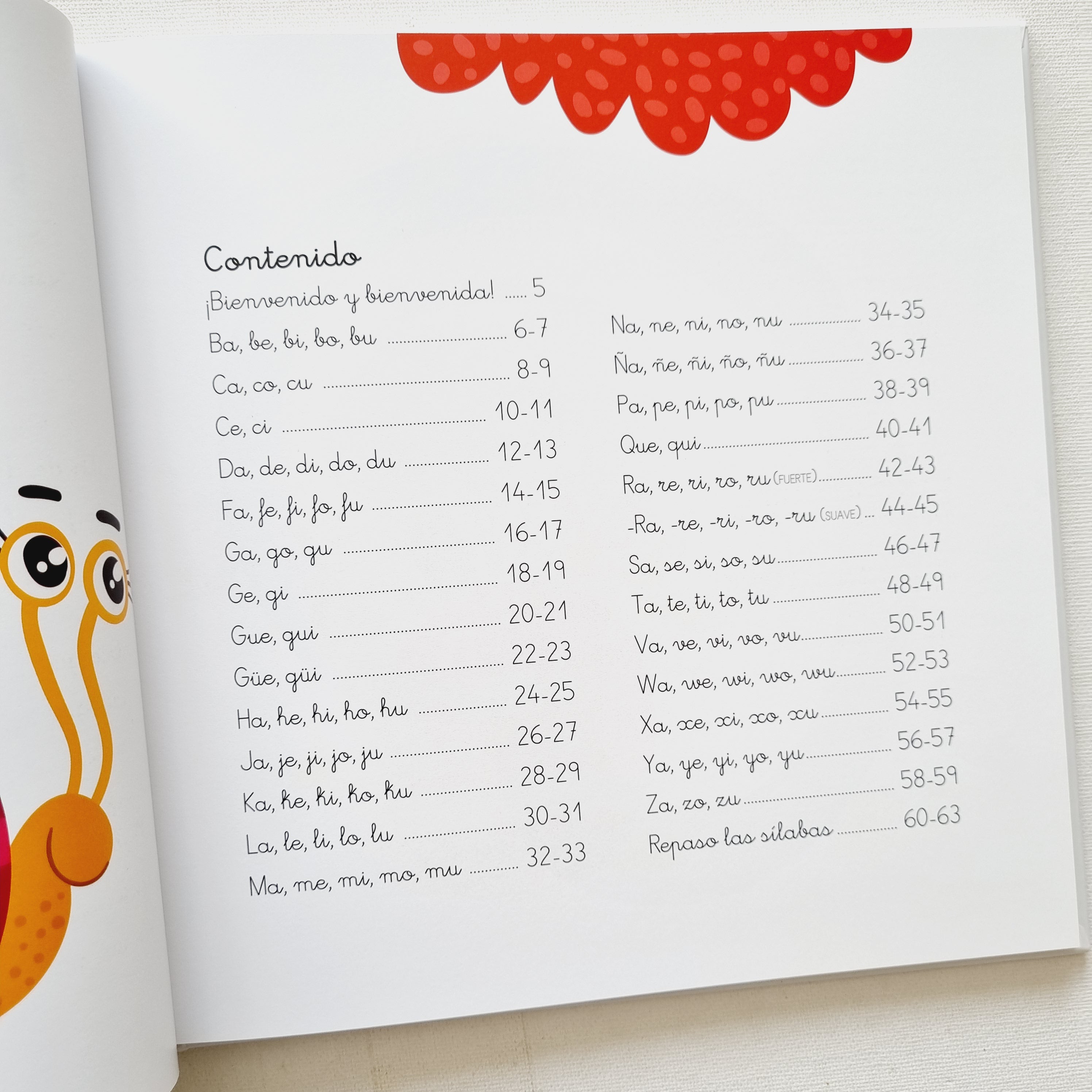 Aprendo a leer las sílabas