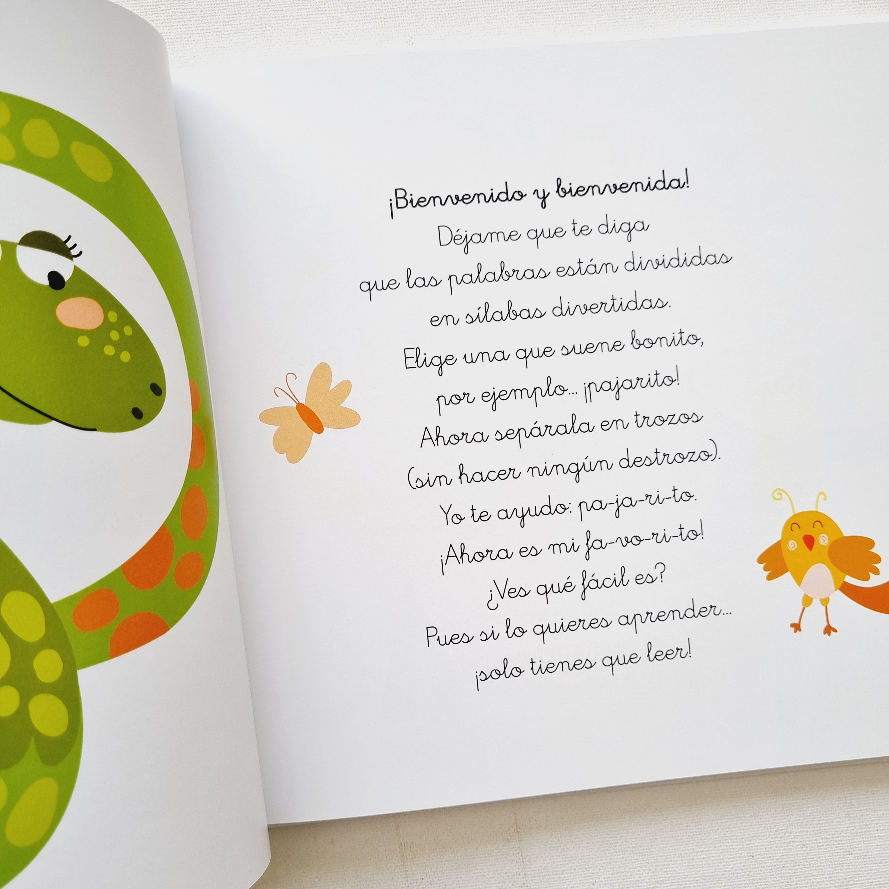 Aprendo a leer las sílabas