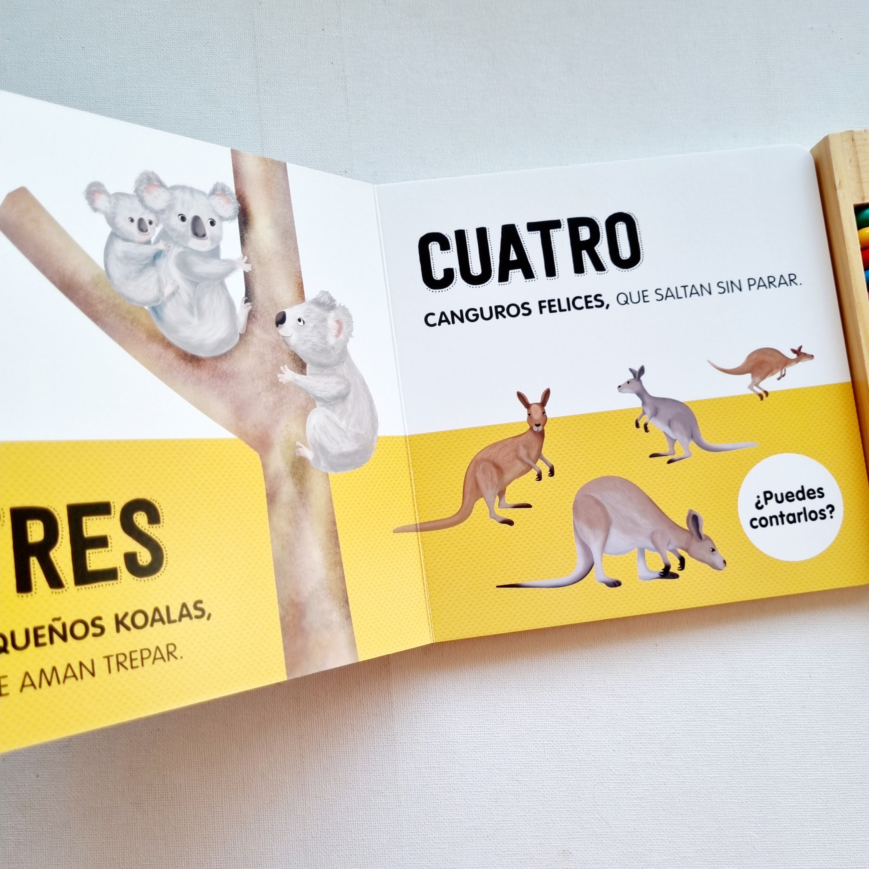 Mi primer ábaco. Desliza y cuenta, números y animales