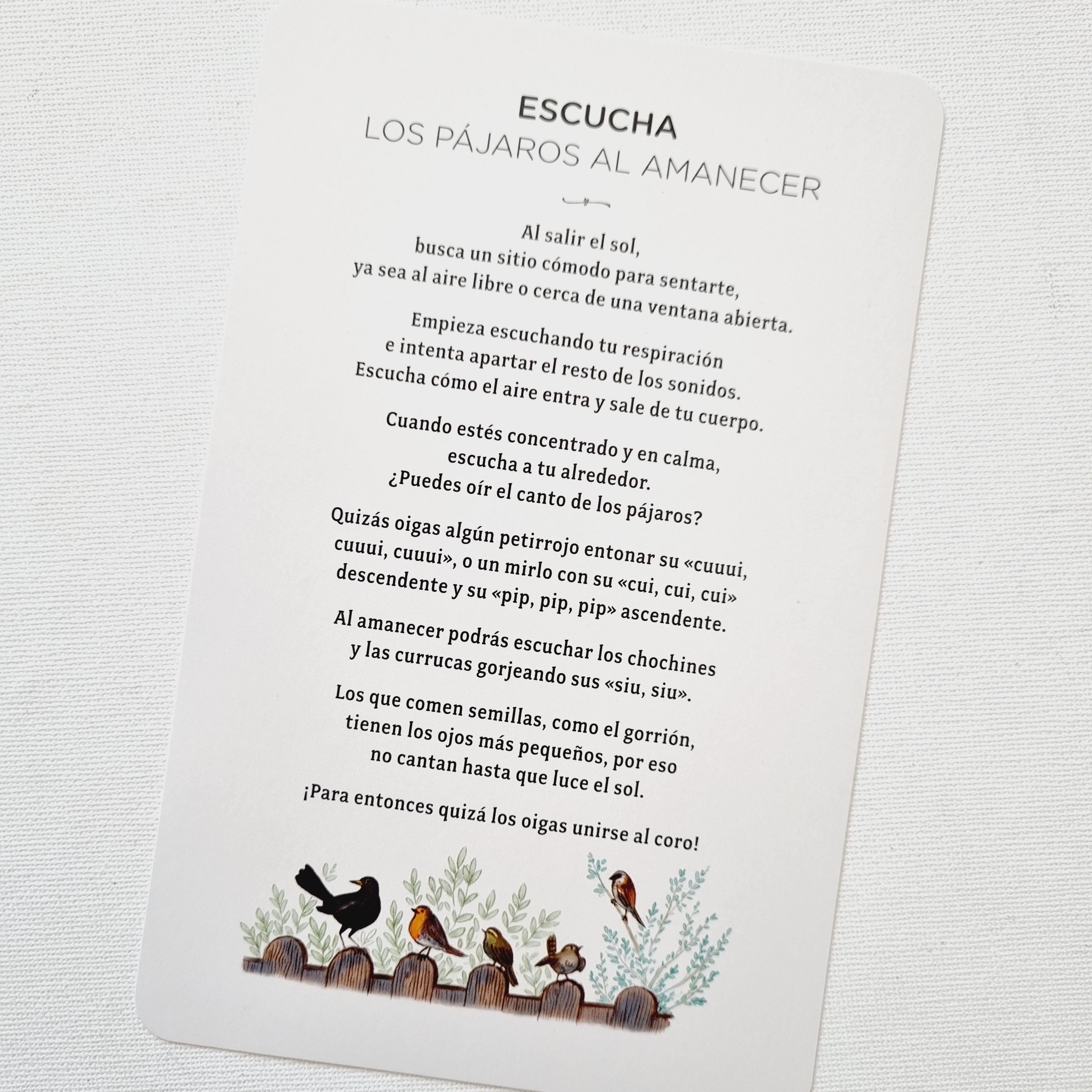 Con calma - Cartas