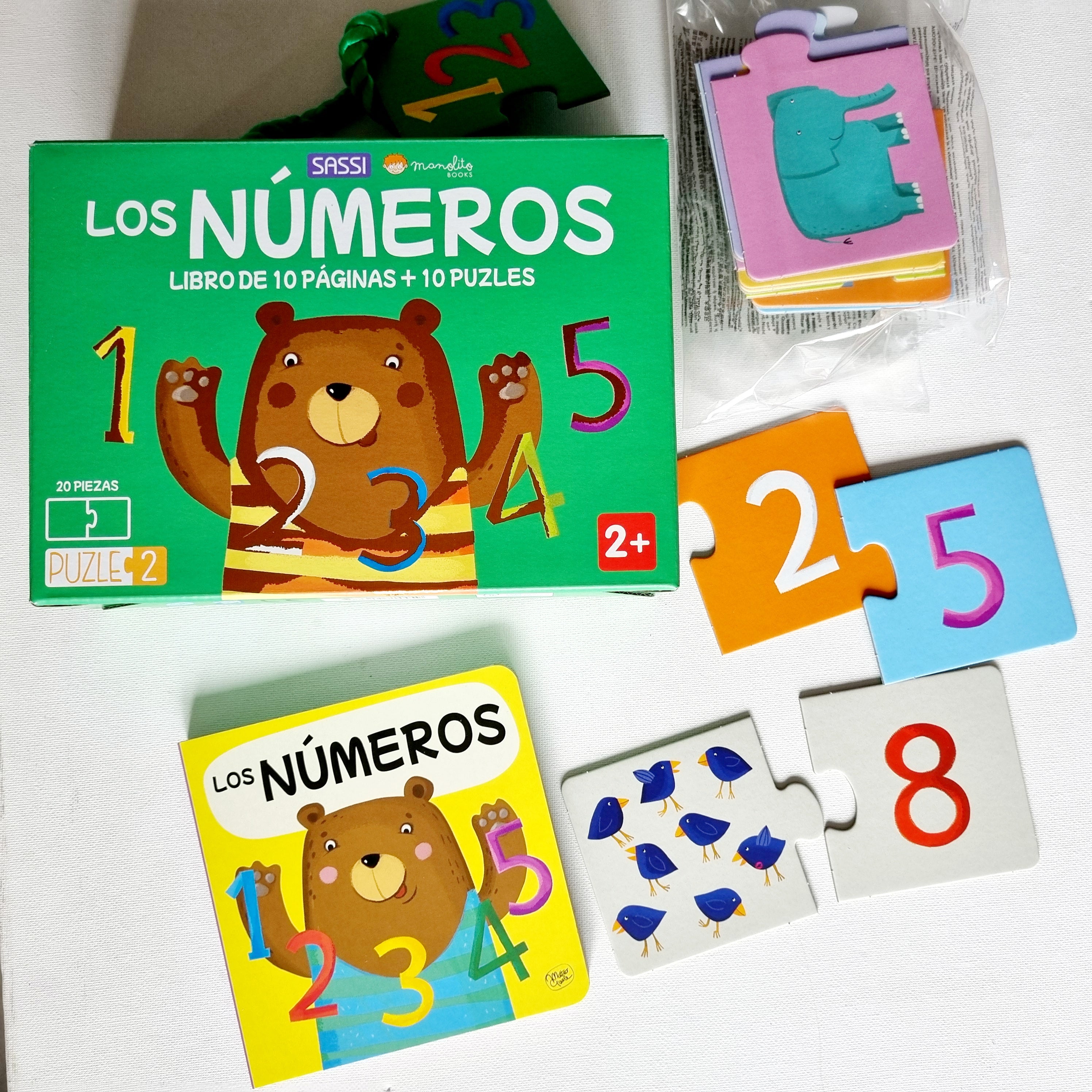 Los números. Libro + 10 rompecabezas