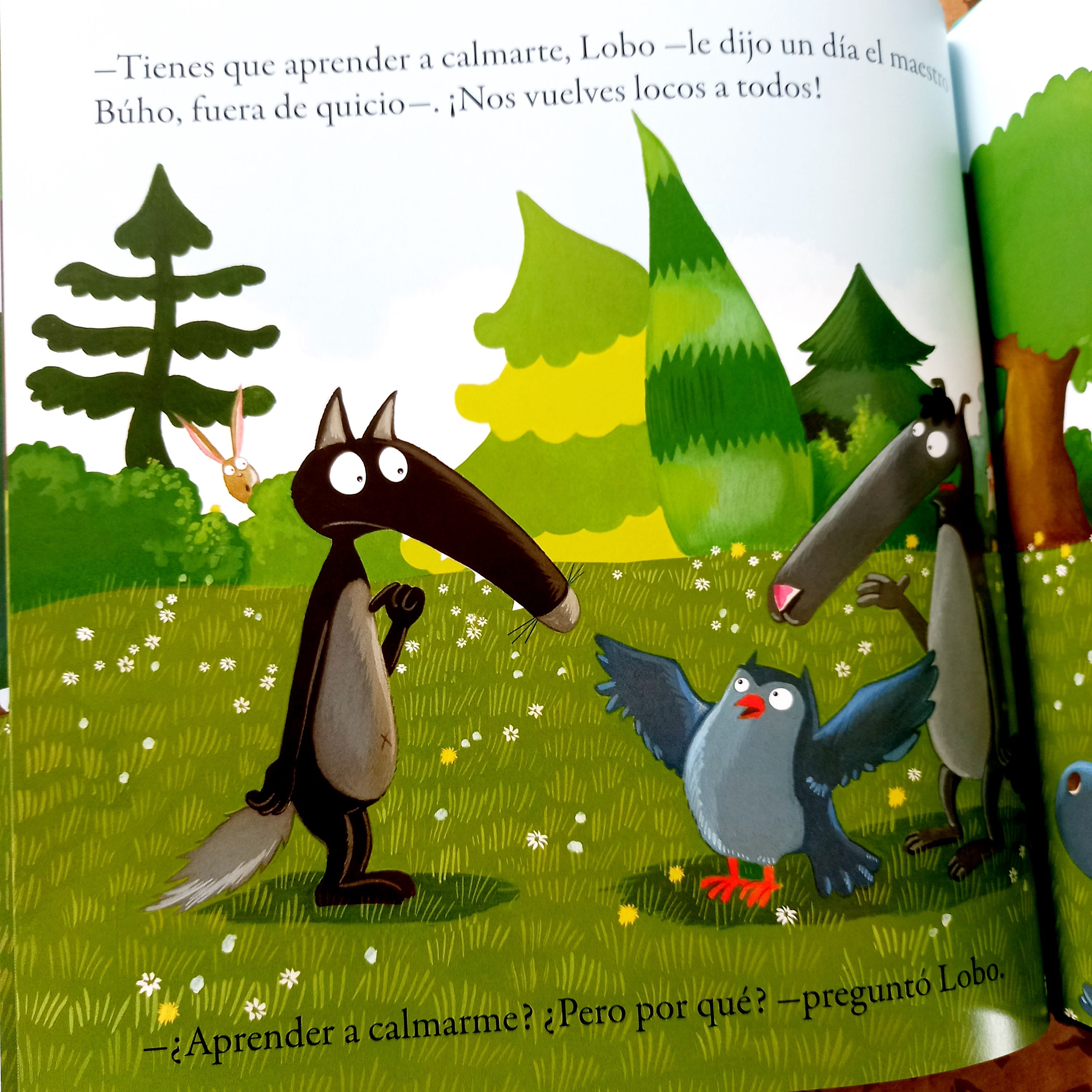 El lobo que dominó sus emociones