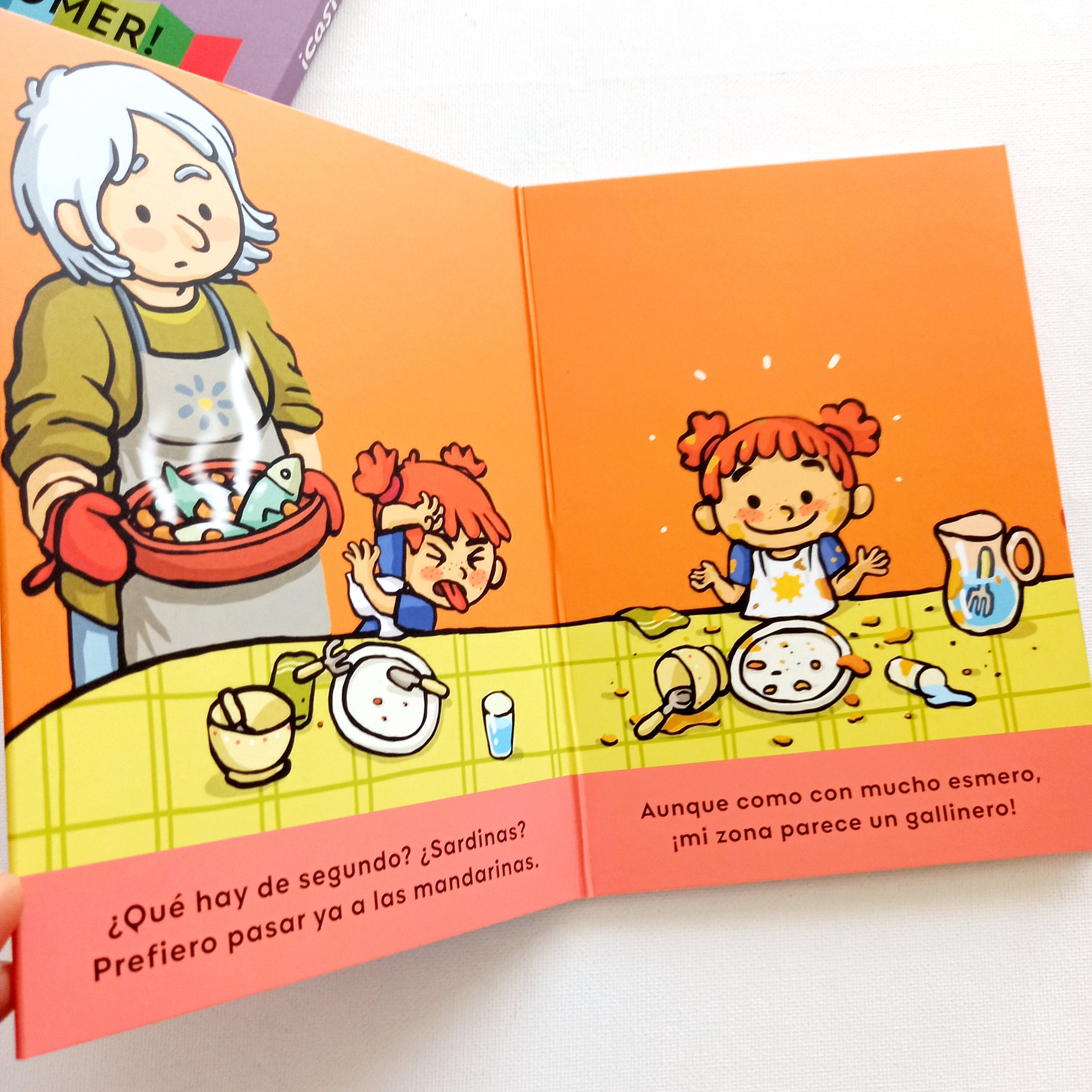 Casi lo se hacer! A comer! Libro acordeón