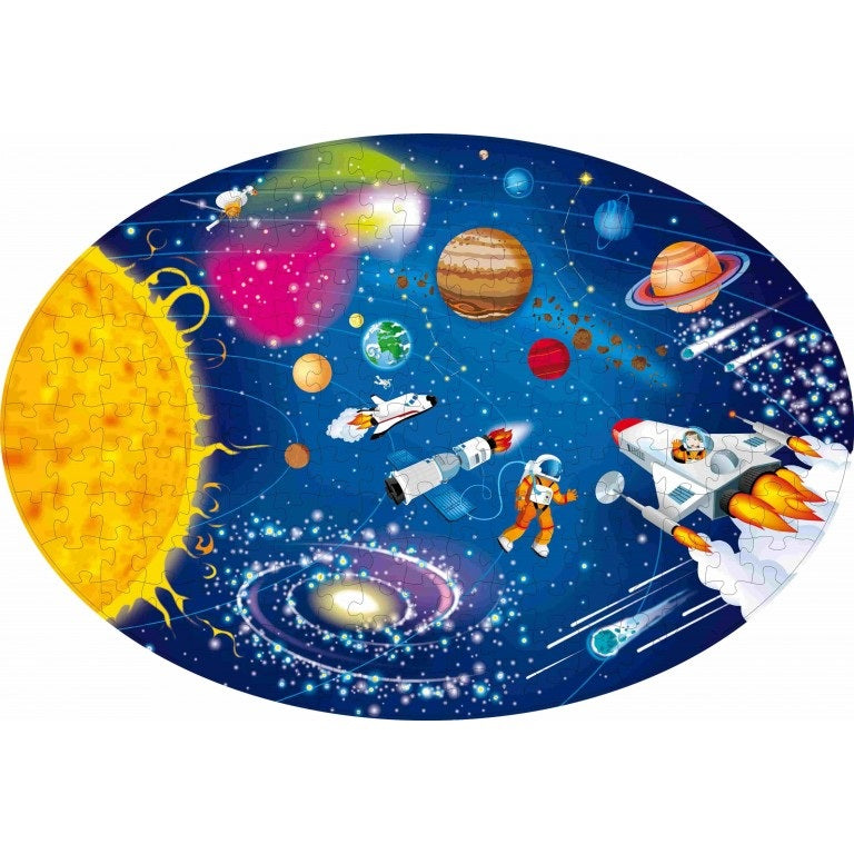 El espacio El Sistema Solar - Viaja, conoce y explora. Rompecabeza + libro