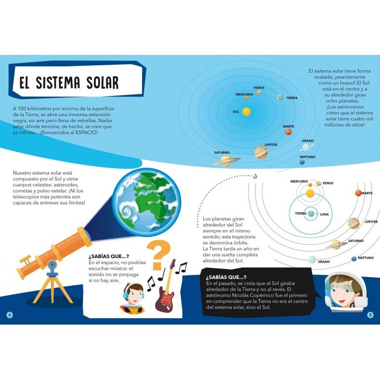 El espacio El Sistema Solar - Viaja, conoce y explora. Rompecabeza + libro