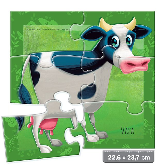 Granja. Rompecabezas 3 en 1