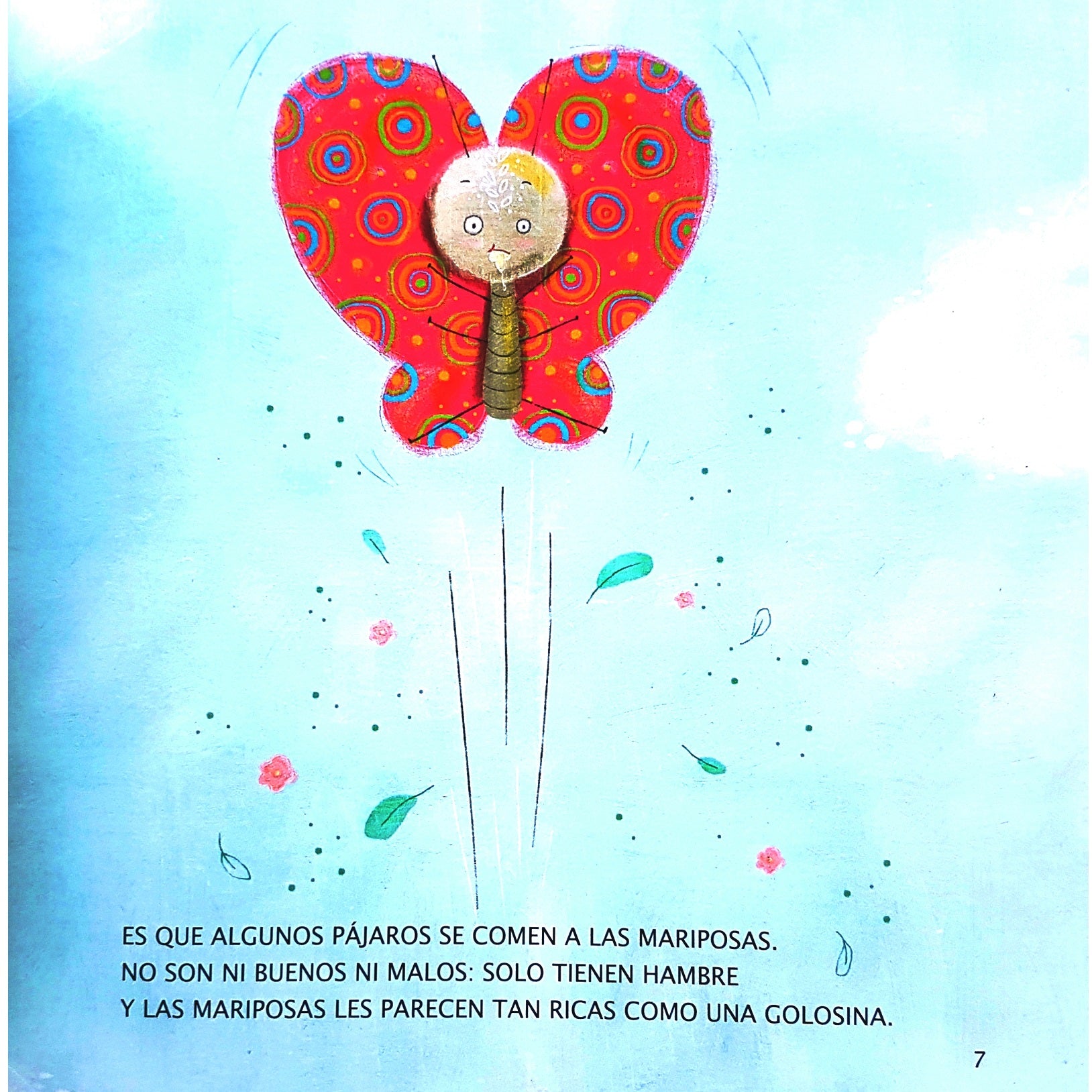 Mariposa con hipo