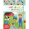 La naturaleza y los animales. Libro de stickers