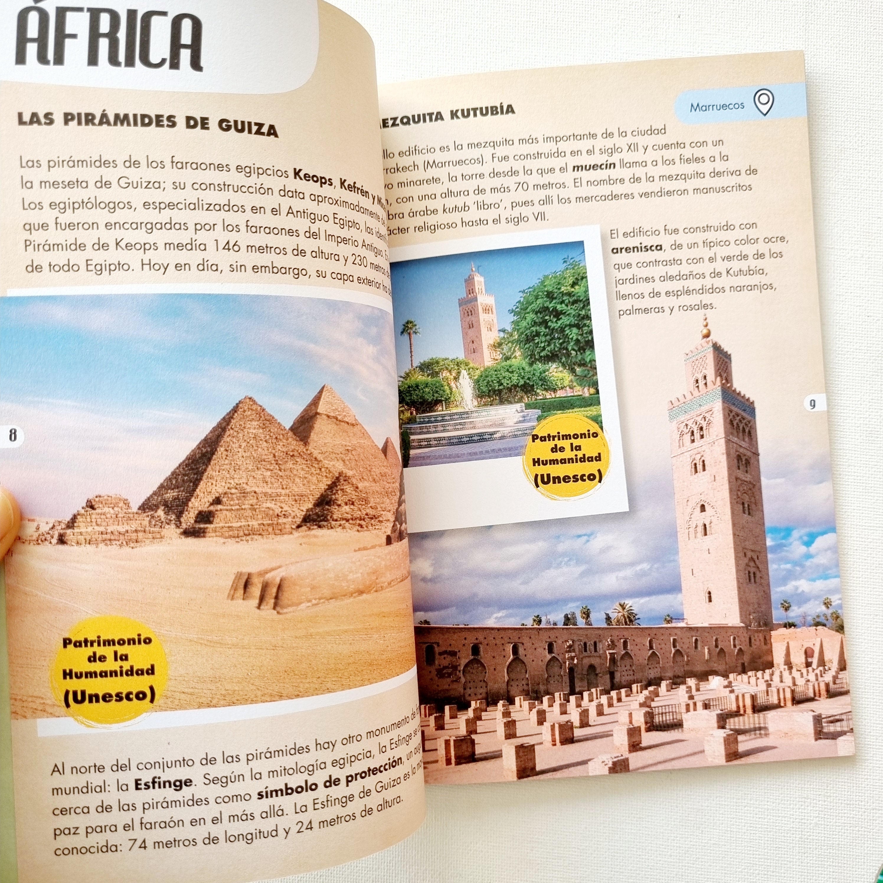 Monumentos del mundo. Viaja, conoce y explora.  Rompecabeza + libro