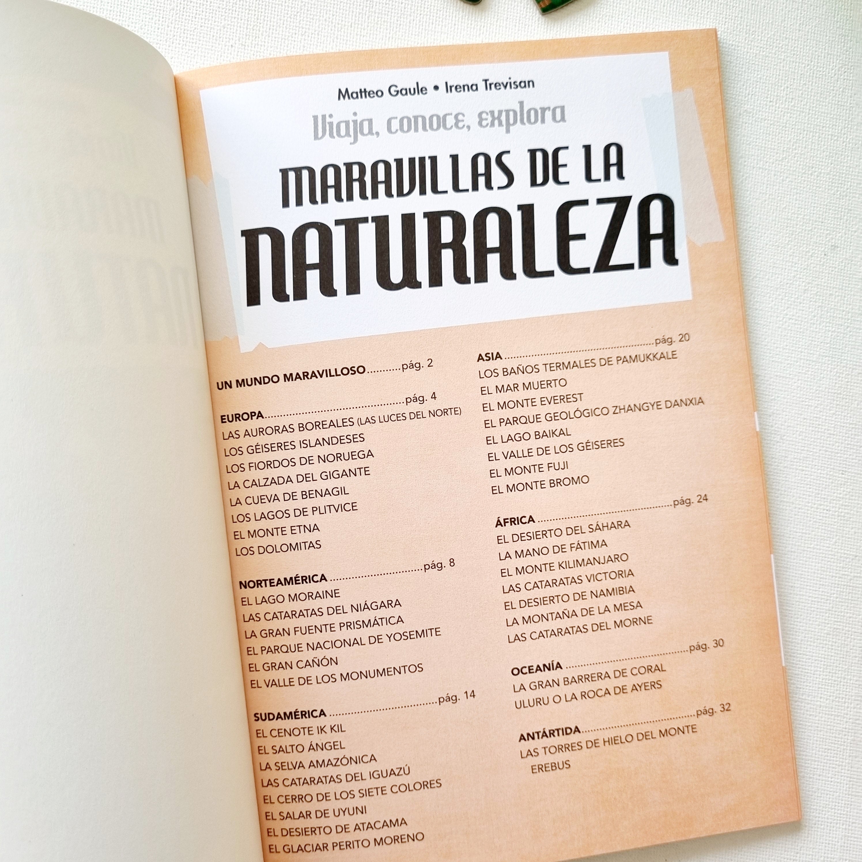 Maravillas de la naturaleza. Viaja, conoce y explora.  Rompecabeza + libro