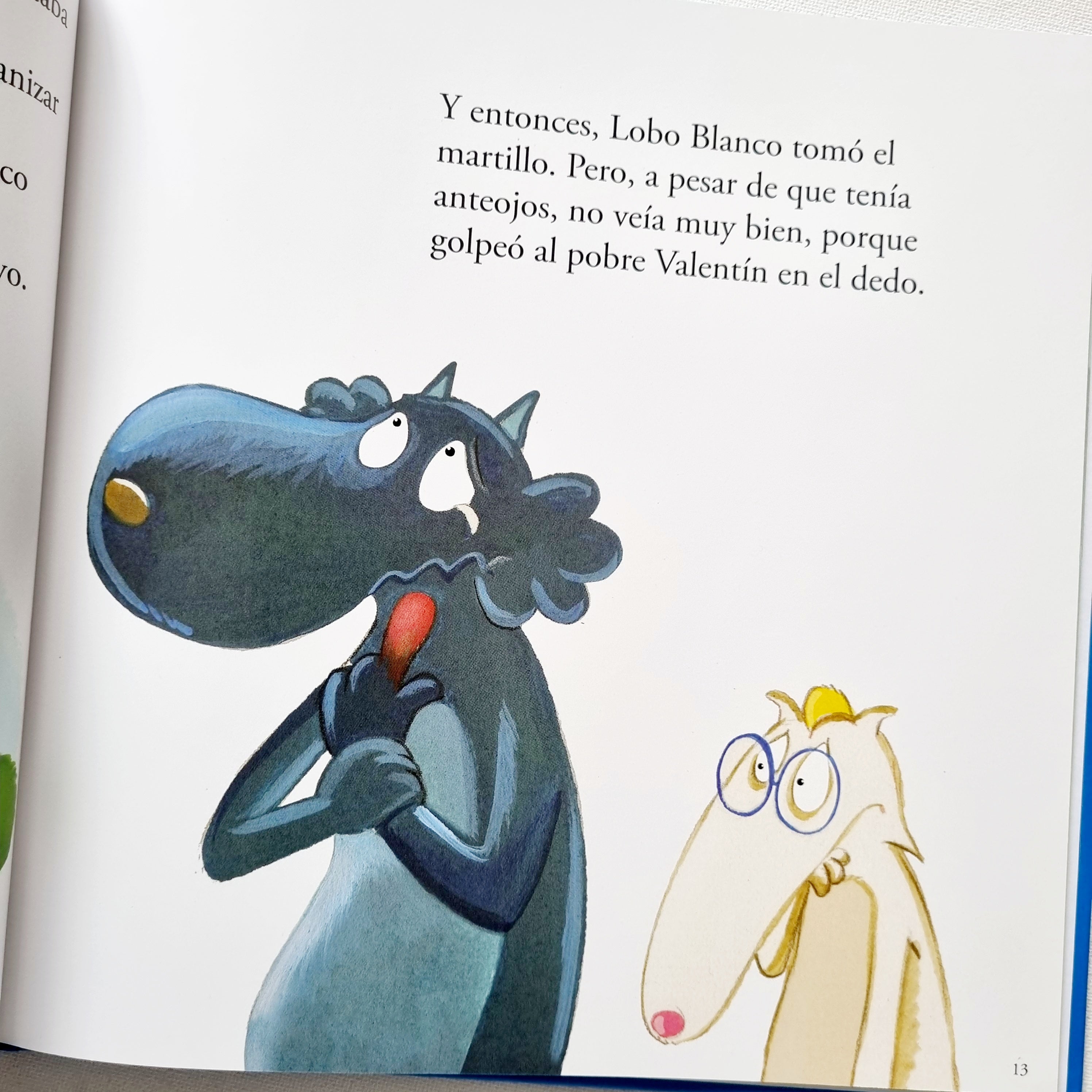 El lobo que hizo un amigo nuevo