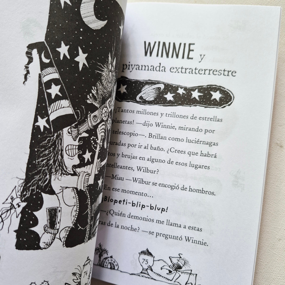 Winnie y la pijamada extraterrestre. Cuatro historias mágicas