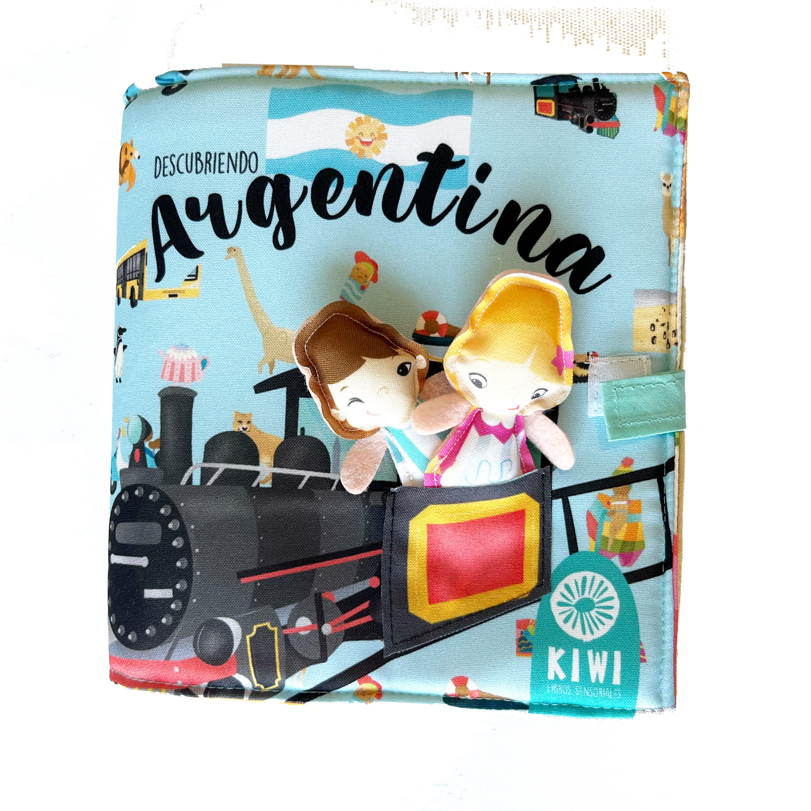 Descubriendo Argentina - Libro de tela sensorial