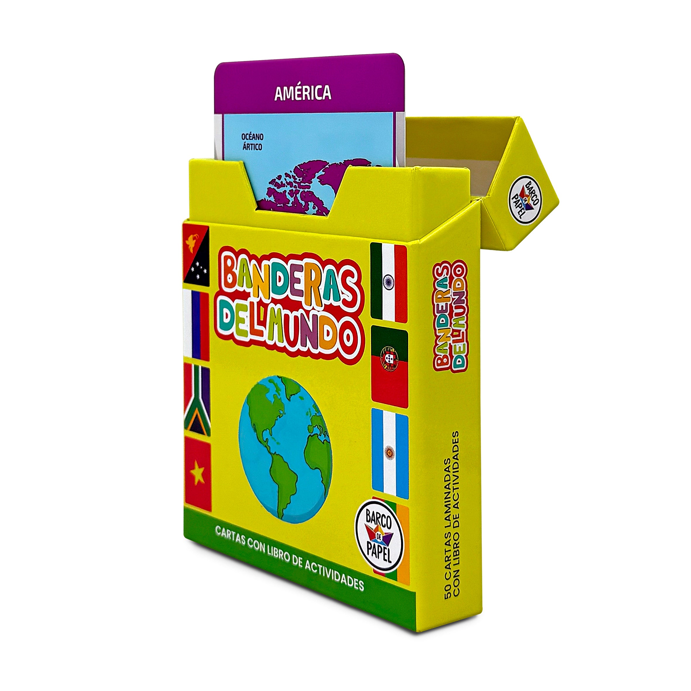 Banderas del mundo. Juego de cartas
