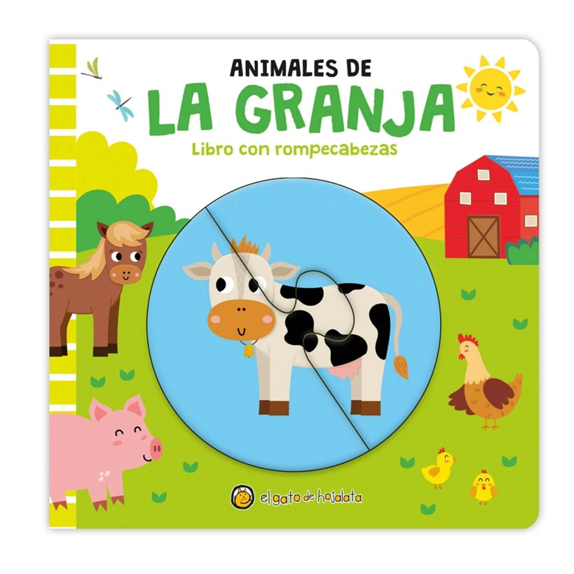 Animales de la granja. Libro con rompecabezas