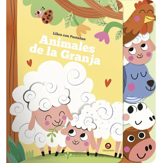 Animales de la granja. Libro con pestañas