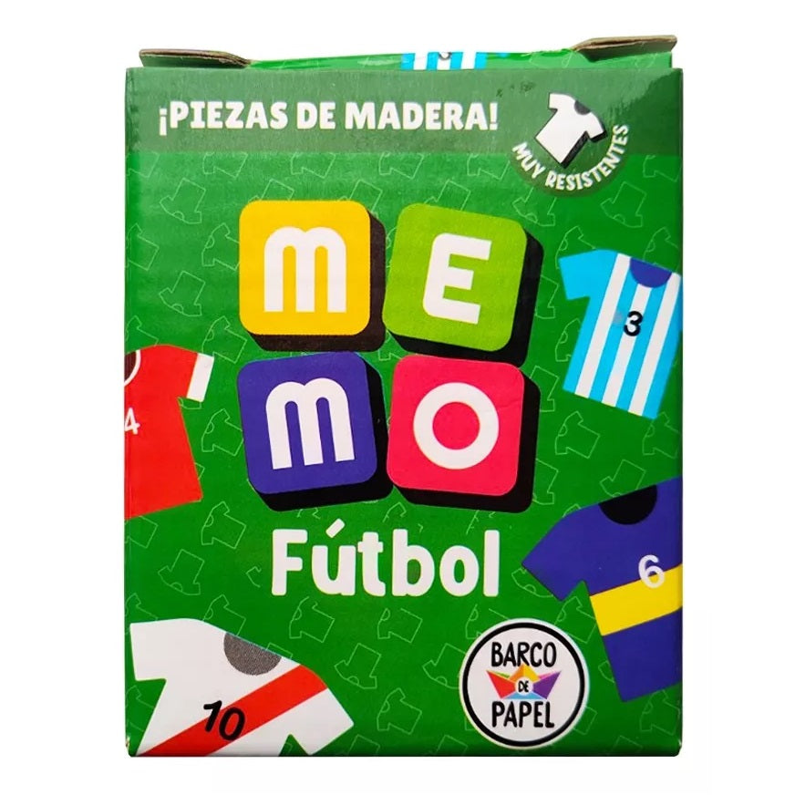 Memo fútbol. Juego de la memoria