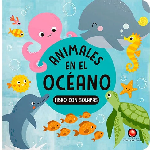 Animales de el océano con solapas