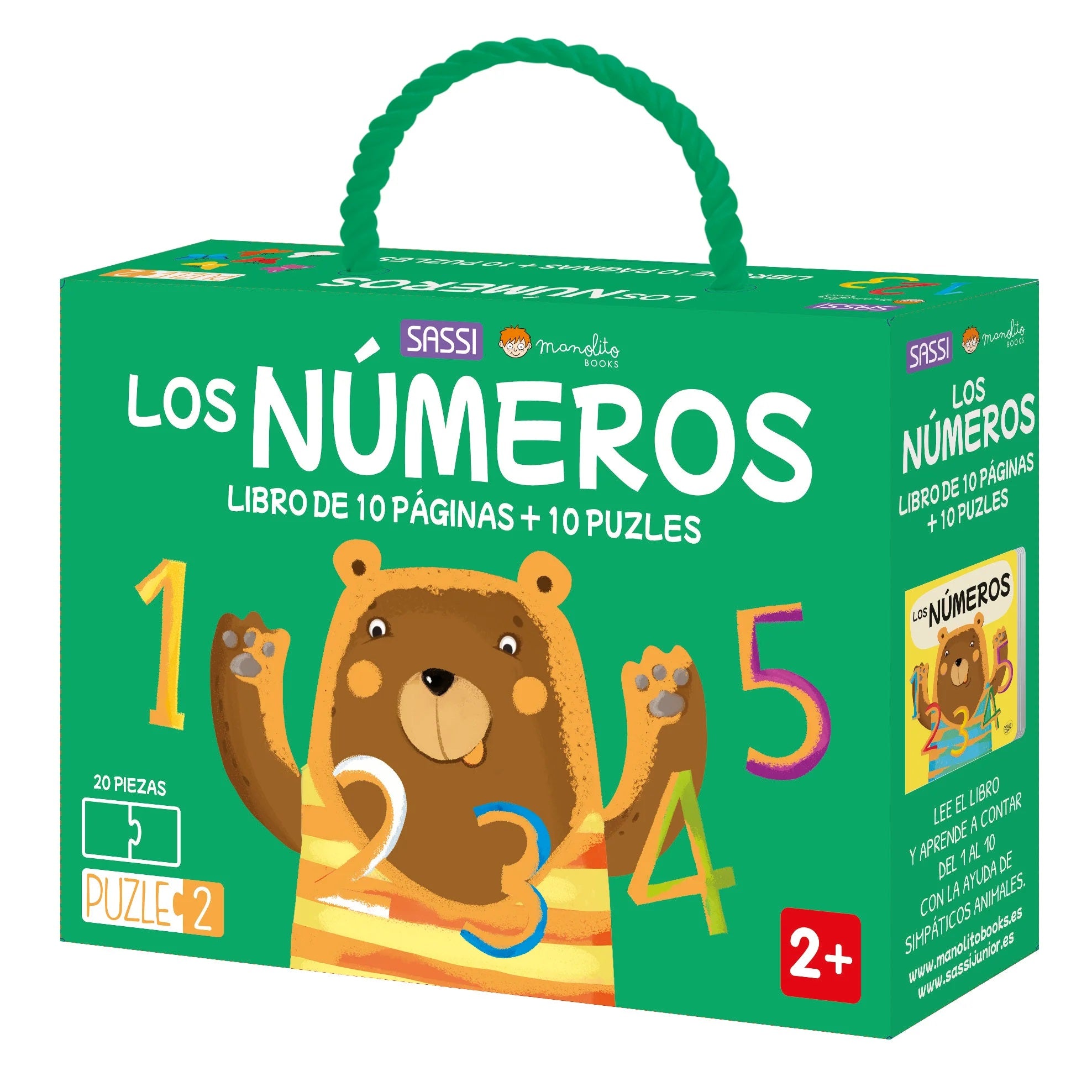 Los números. Libro + 10 rompecabezas