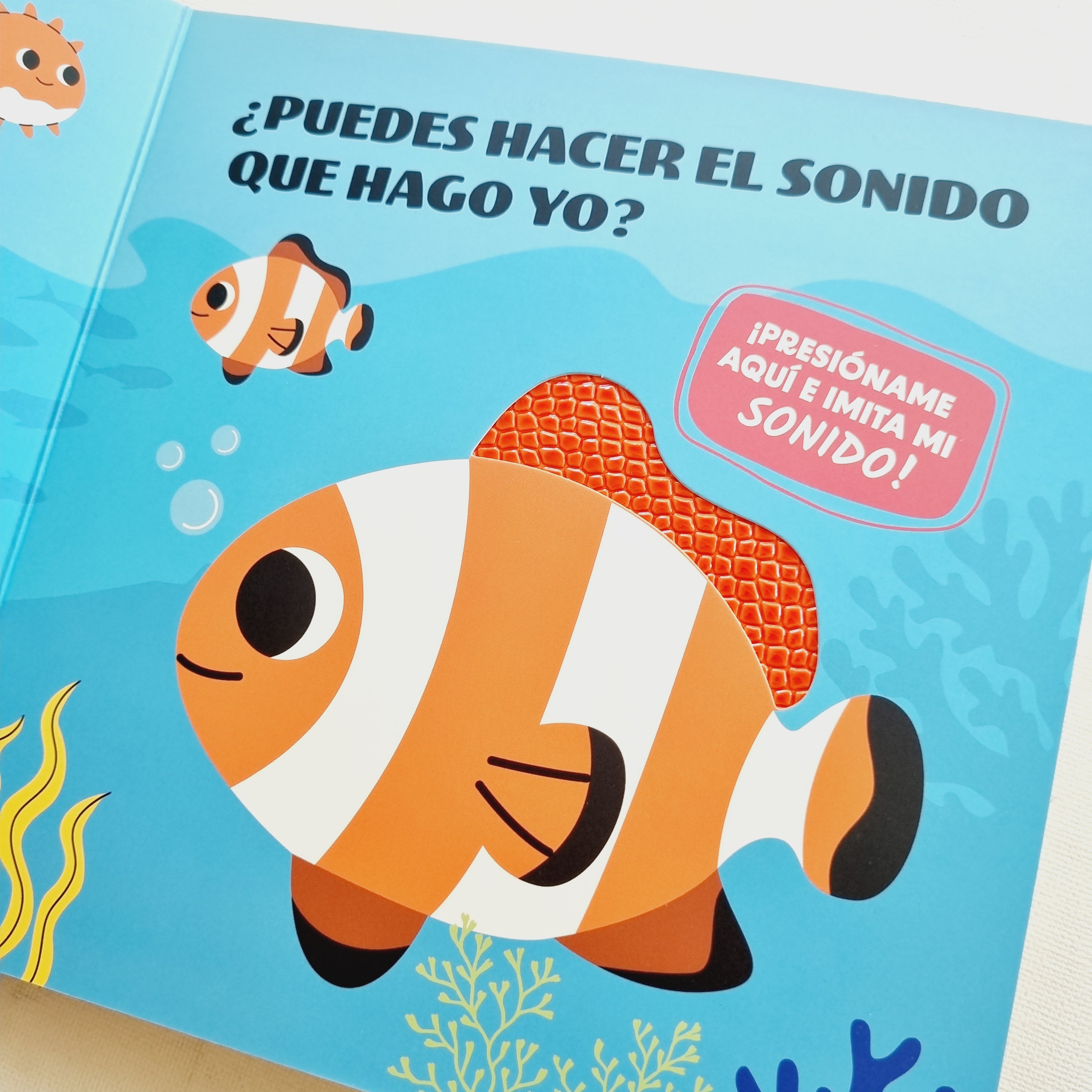 Animales del mar. Mi  primer libro con sonido y texturas