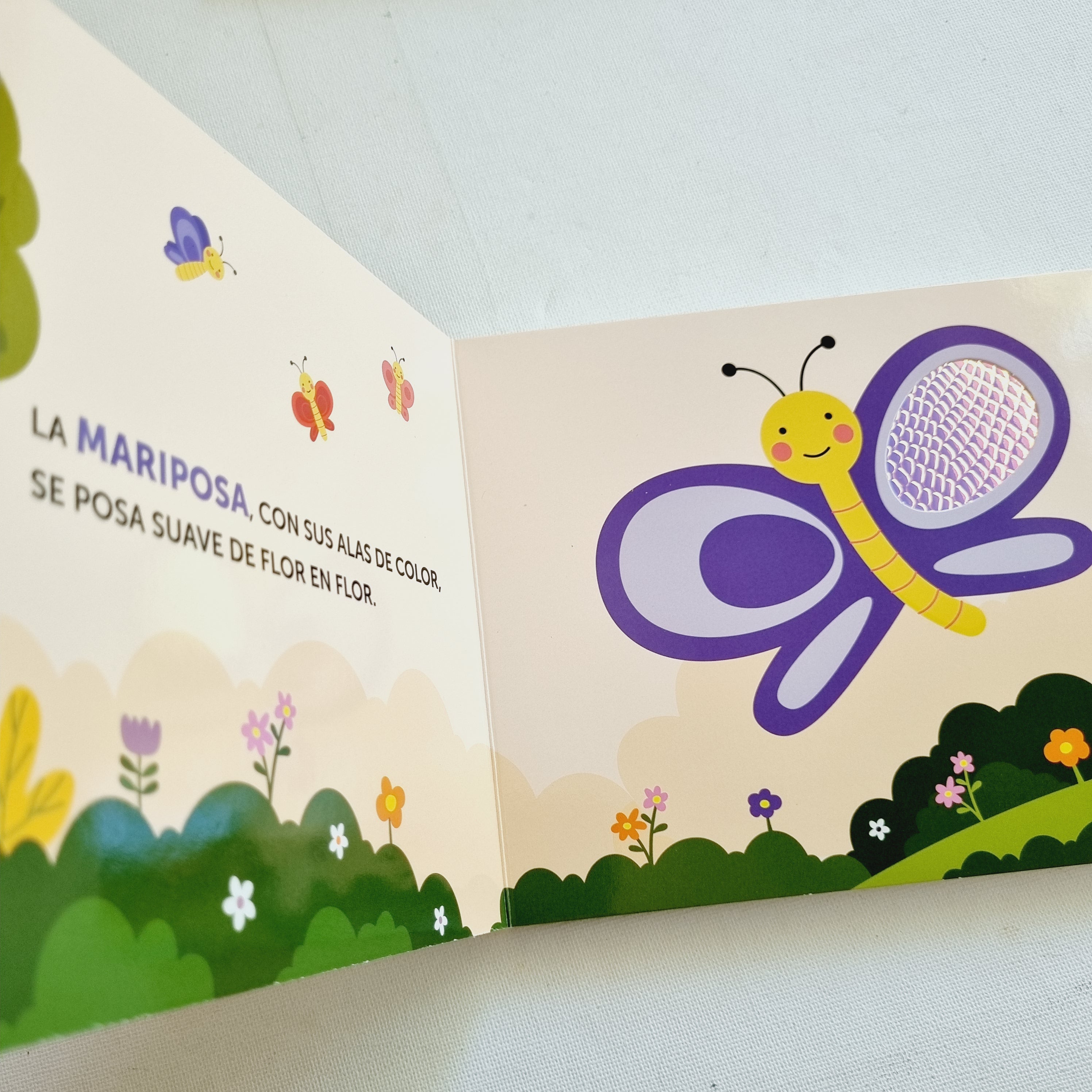 Animales del bosque. Texturas