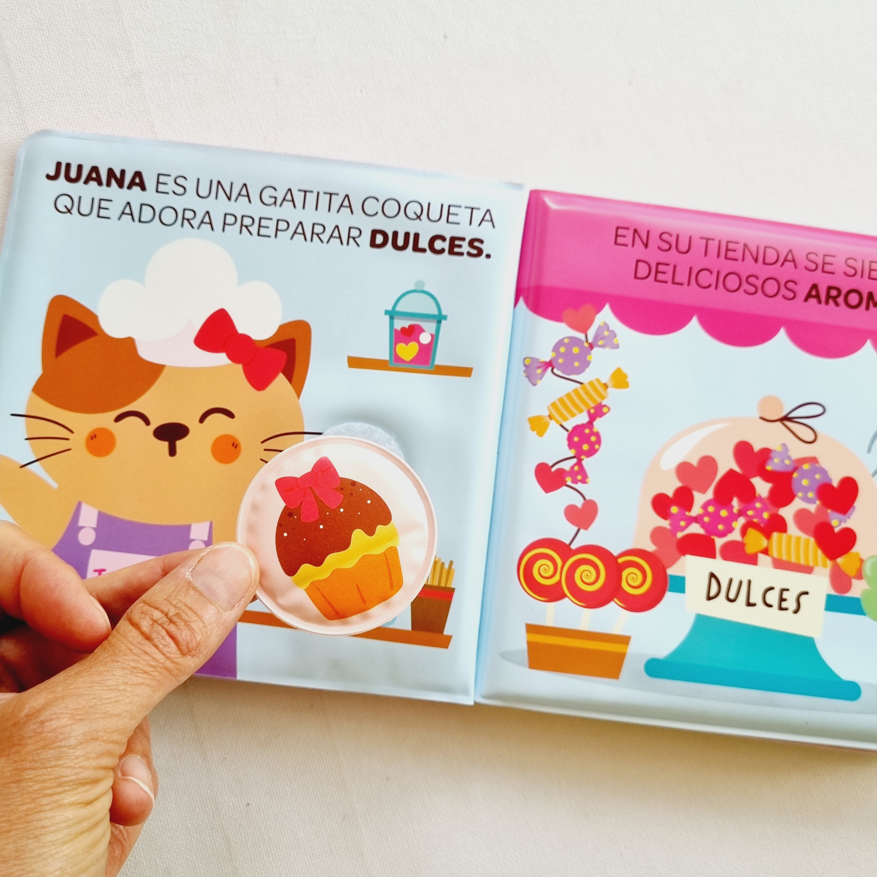 La tienda de Juana. Libro con aromas