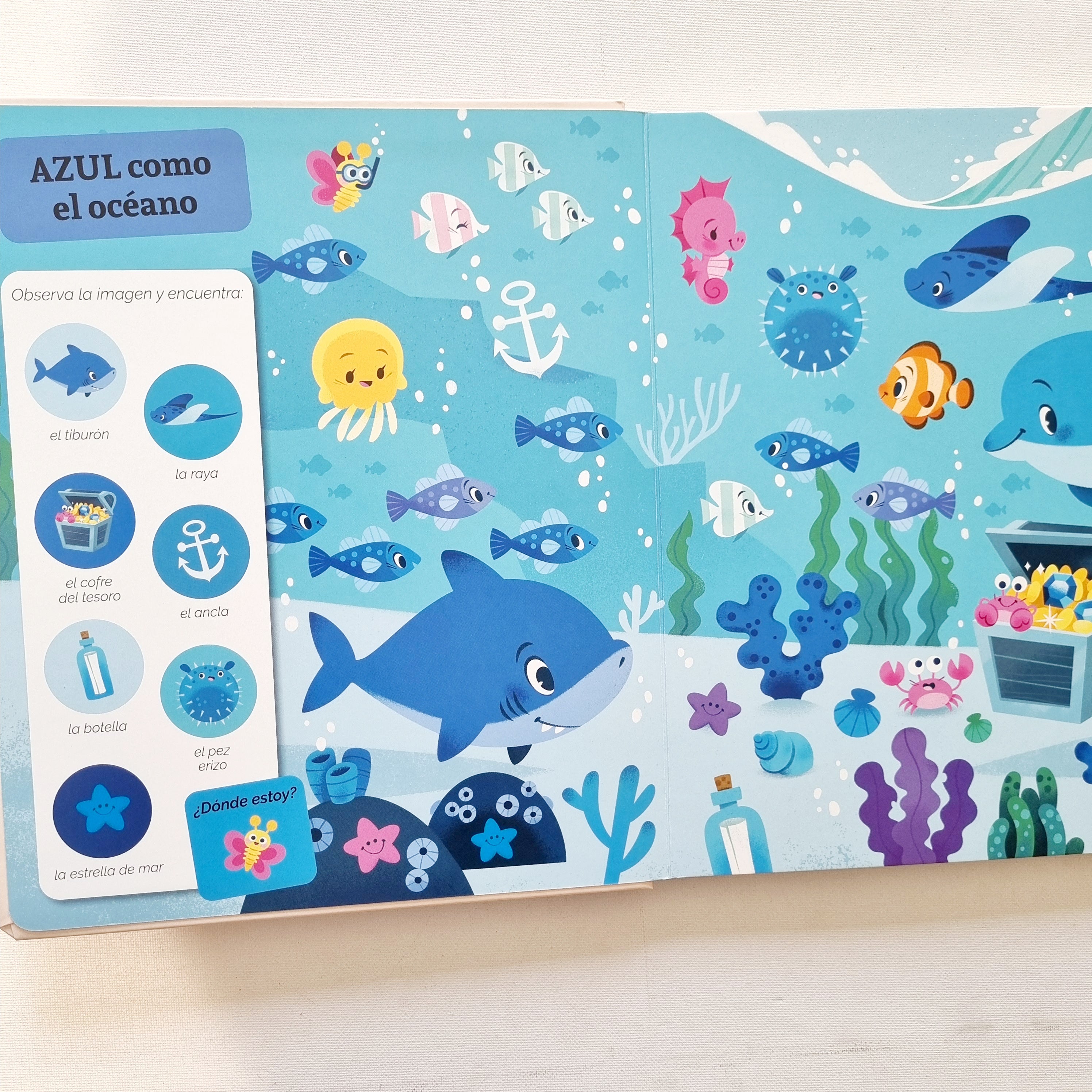 Busca y encuentra para los más pequeños. Los colores