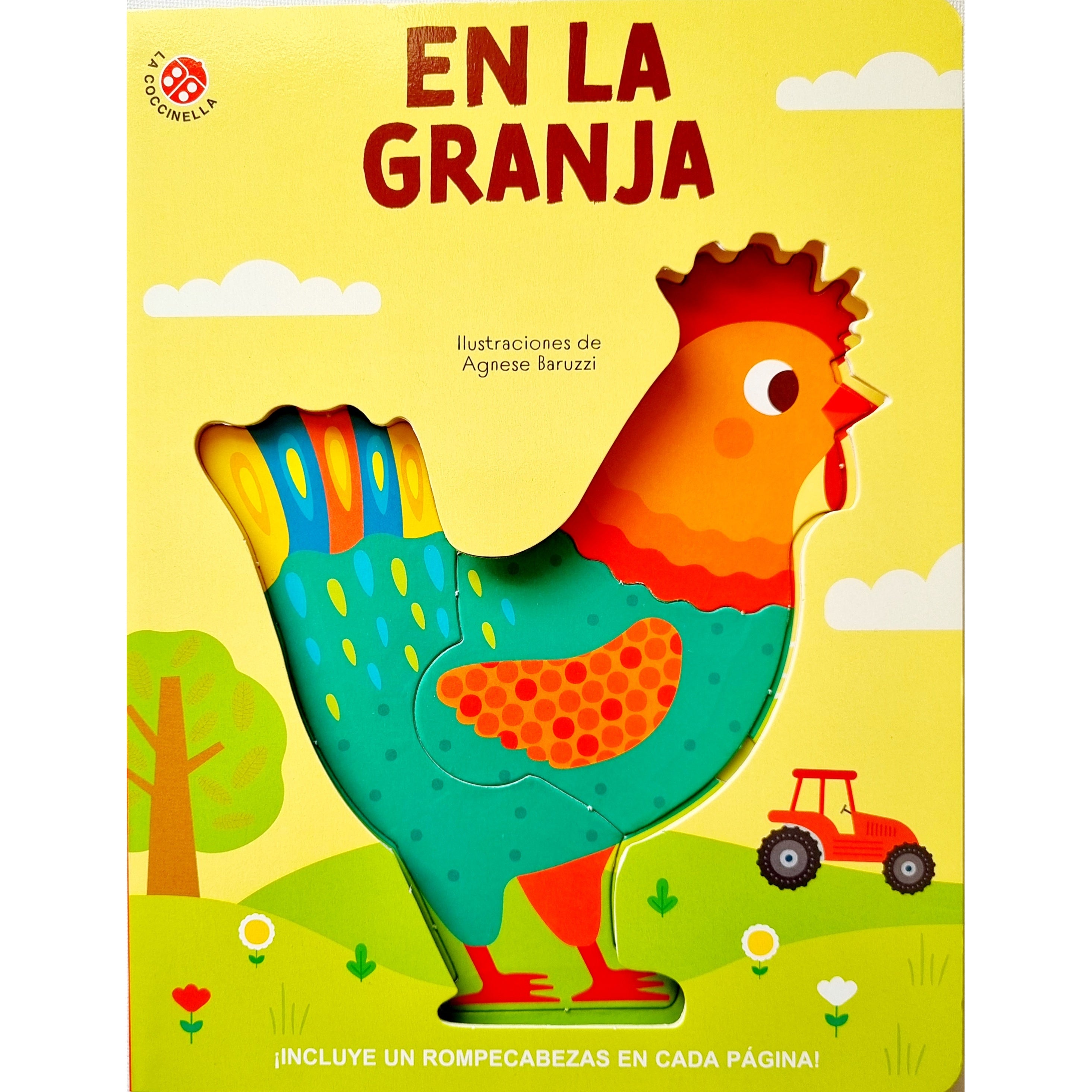 En la granja. Libro con rompecabezas