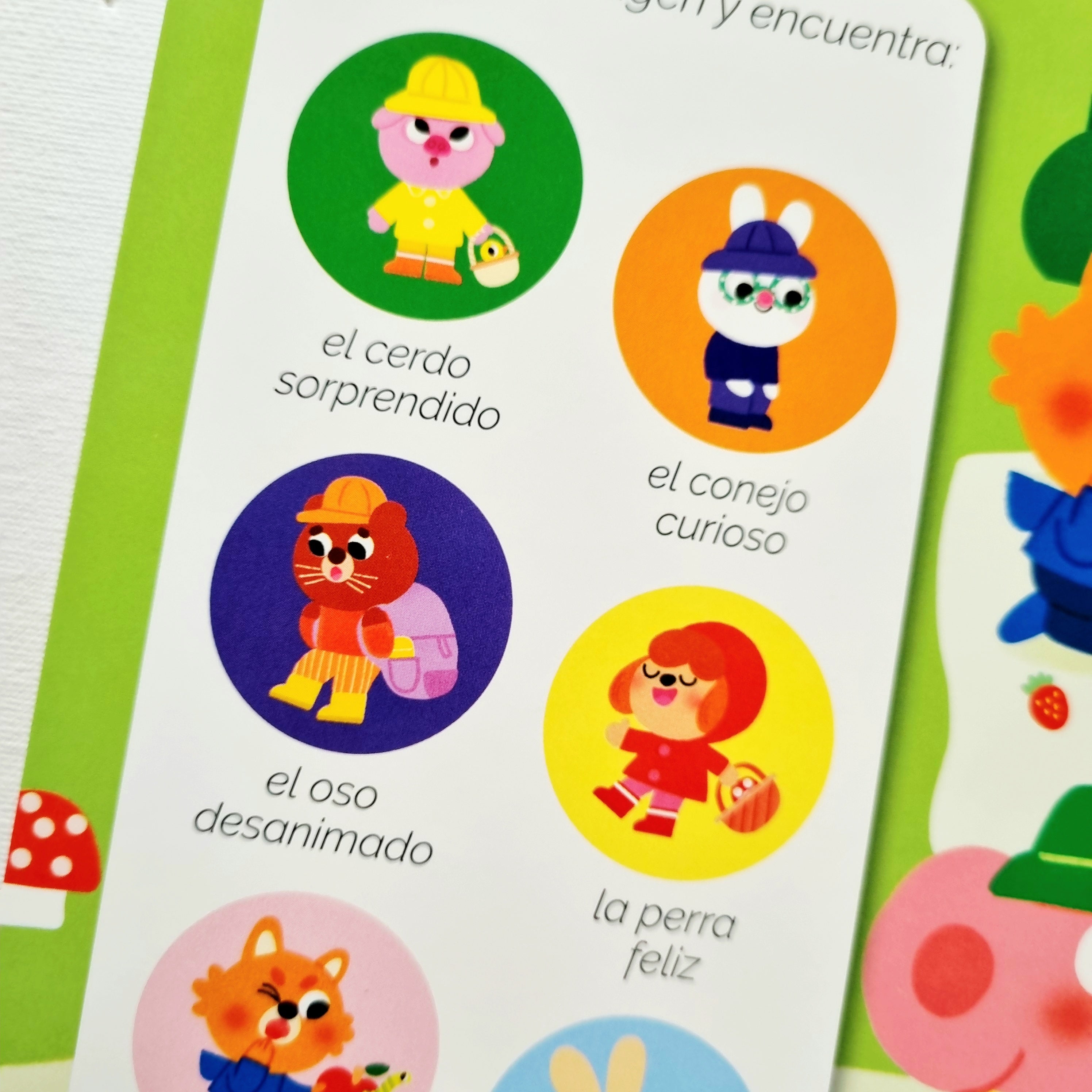 Busca y encuentra para los más pequeños. Las emociones