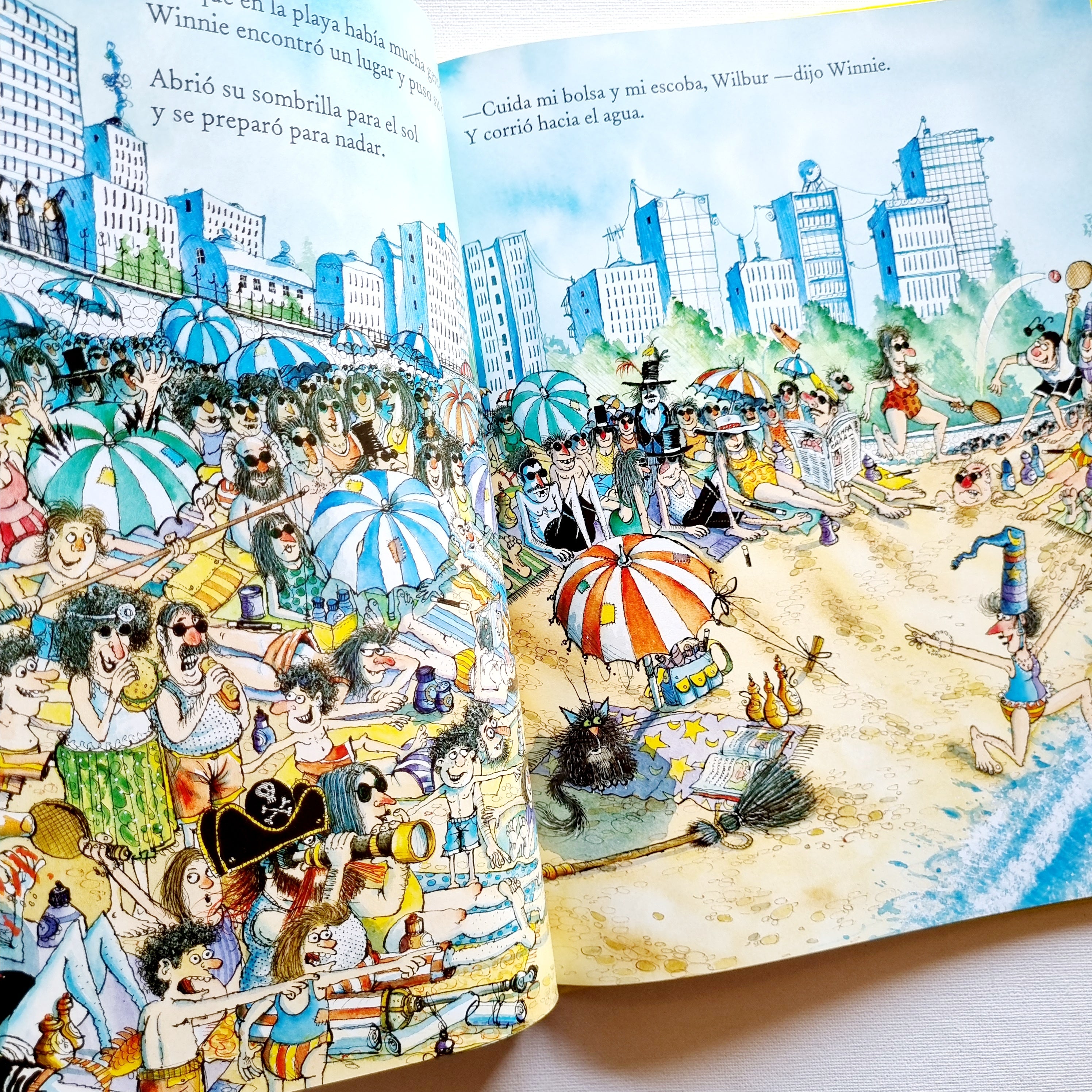 Winnie y Wilbur. En la playa