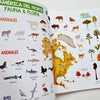 Atlas de animales con stickers