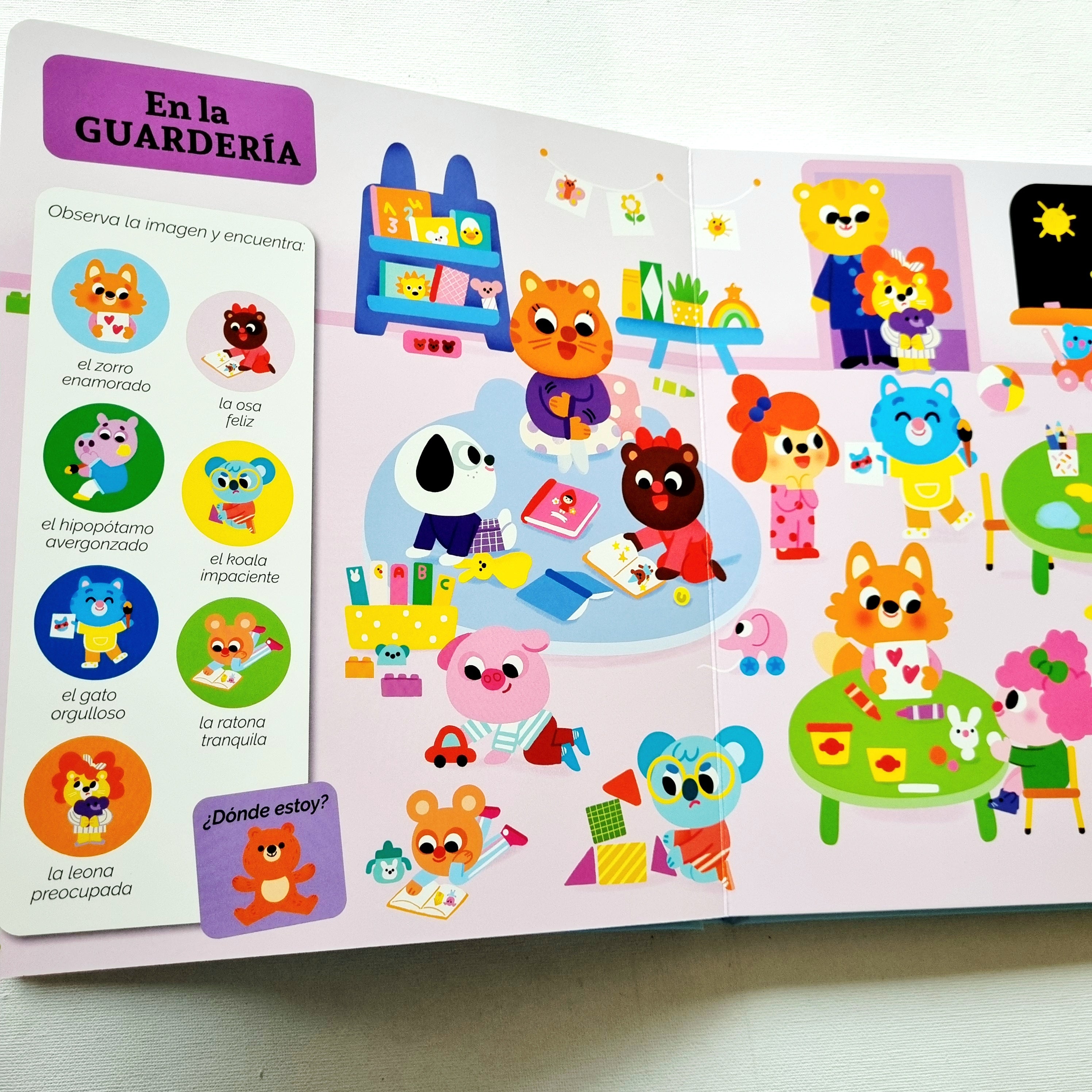 Busca y encuentra para los más pequeños. Las emociones