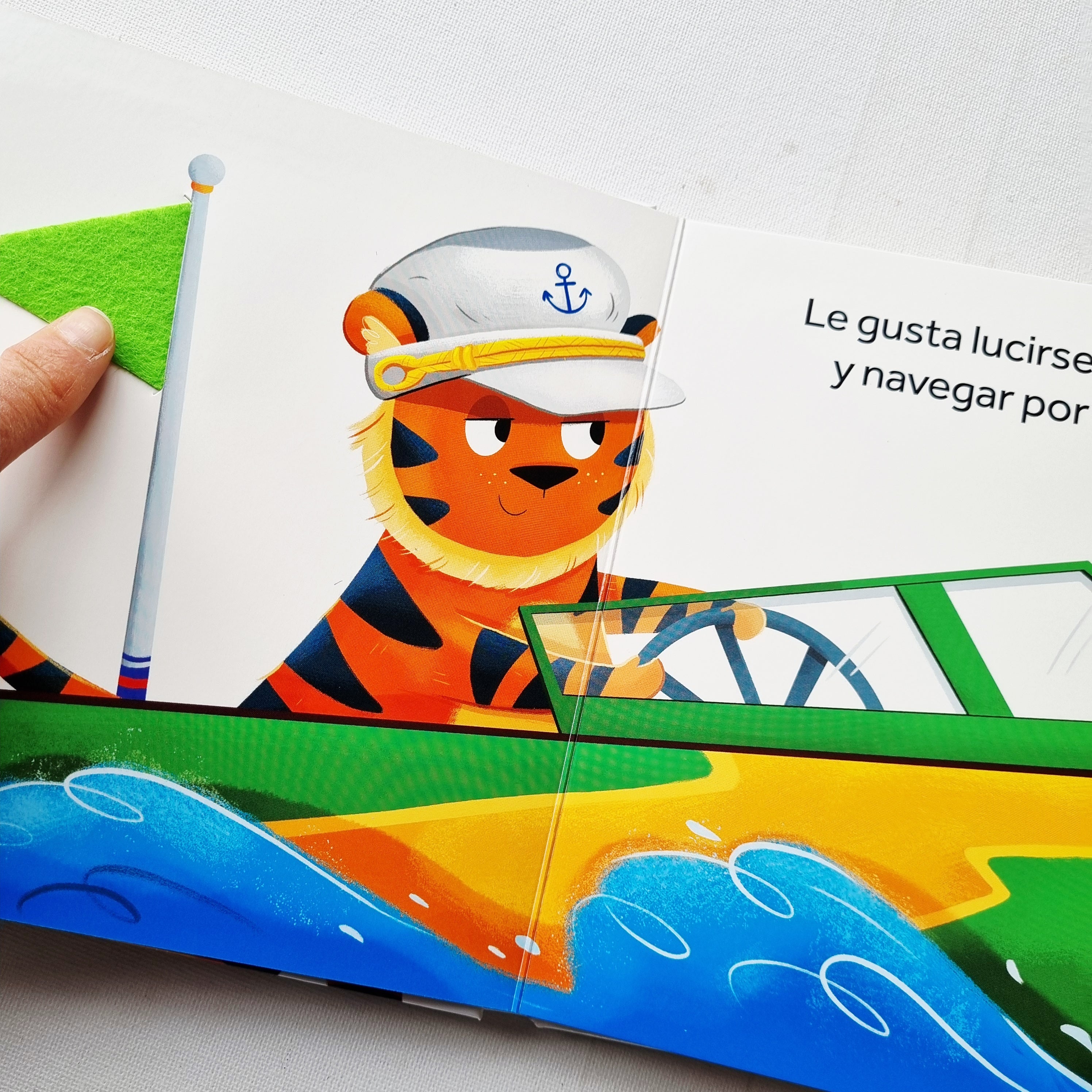 Mi mejor amigo es un tigre. Para tocar y sentir