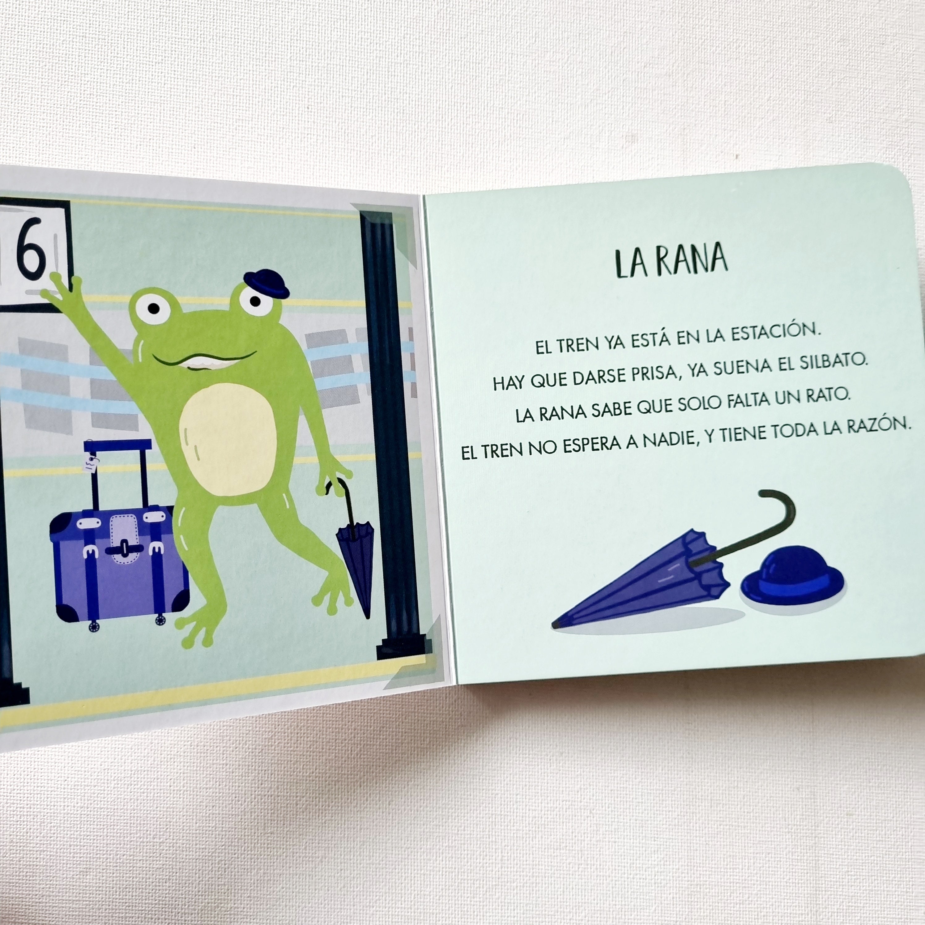 El tren de animales.  Rompecabezas + libro