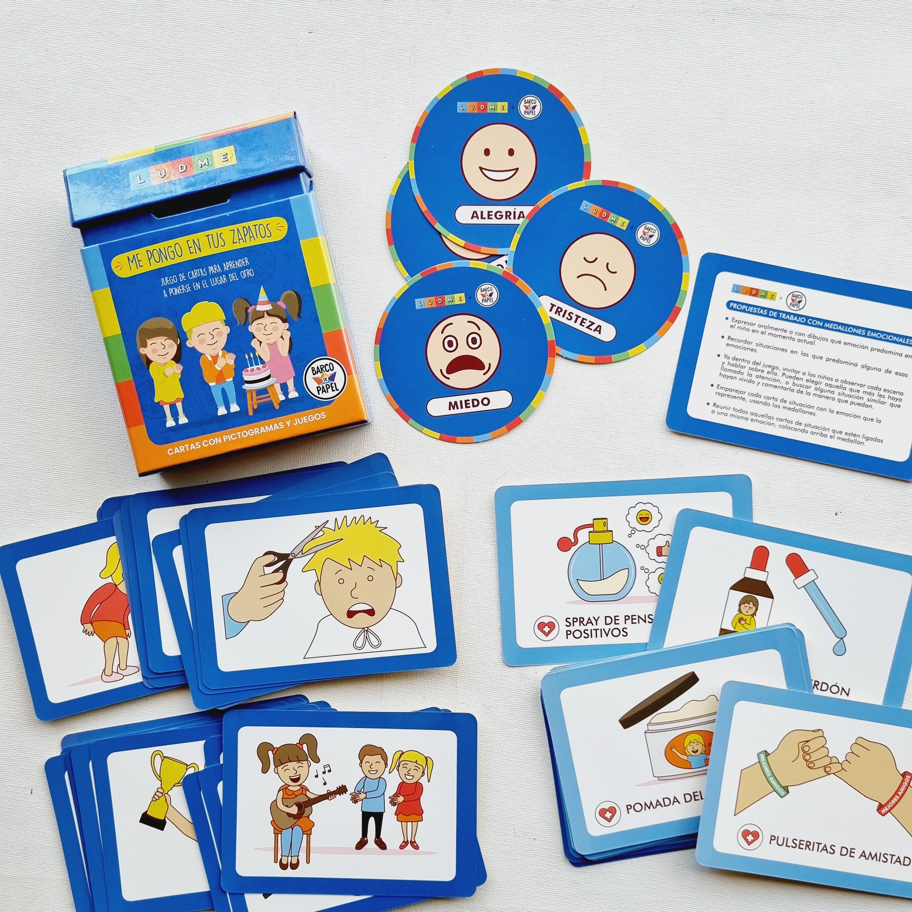 Me pongo en tus zapatos. Juego de cartas