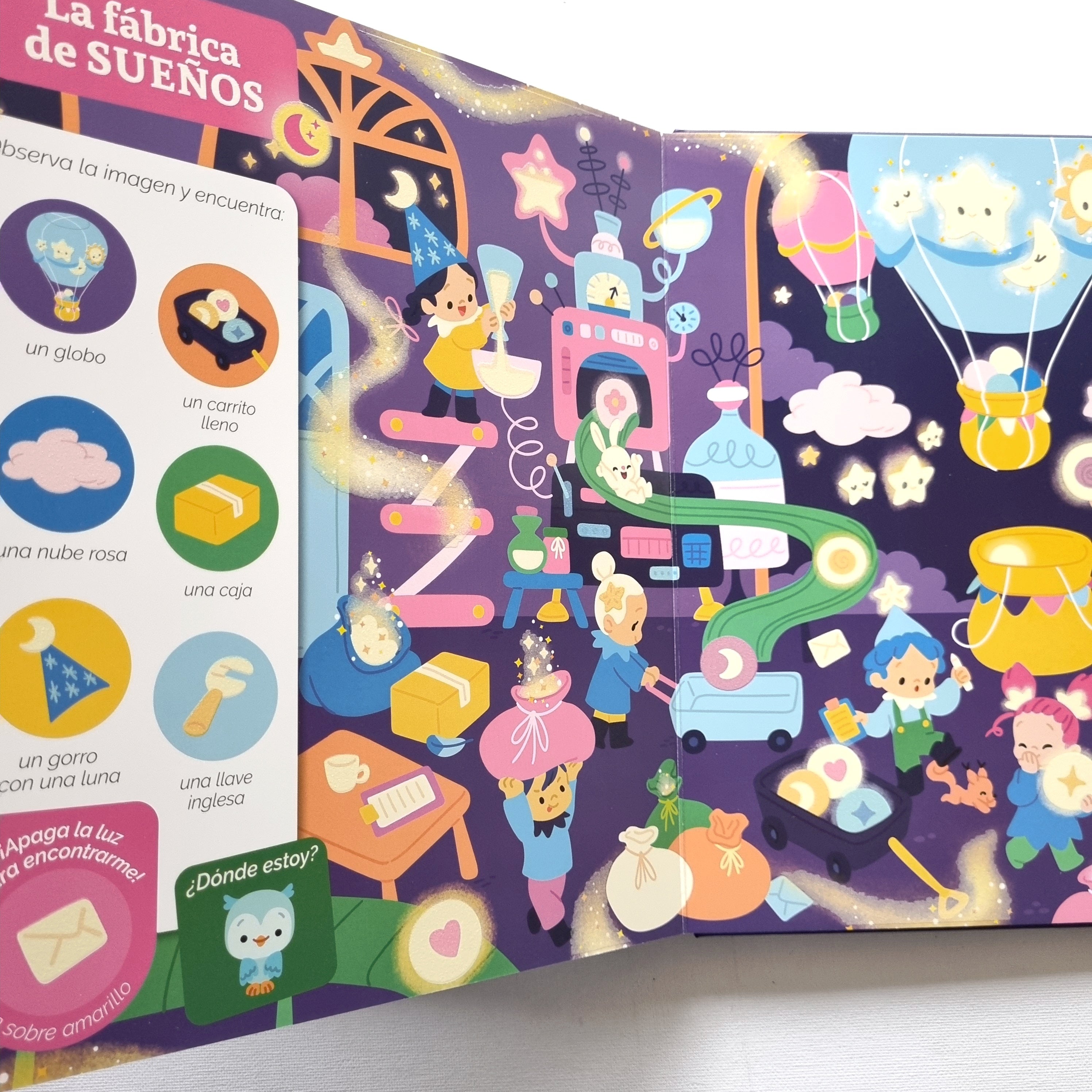 Busca y encuentra para los más pequeños. A dormir