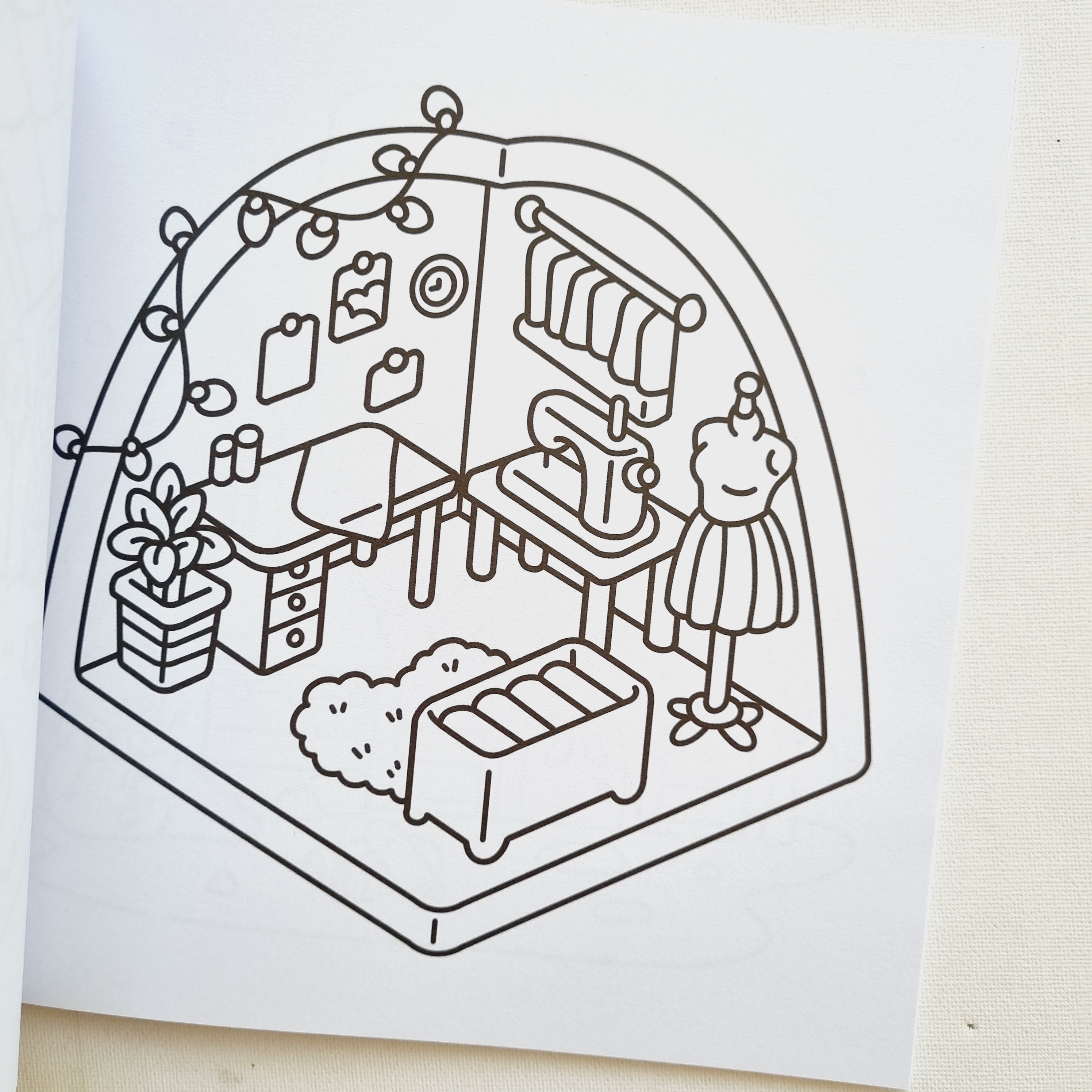 Little places. Libro para colorear