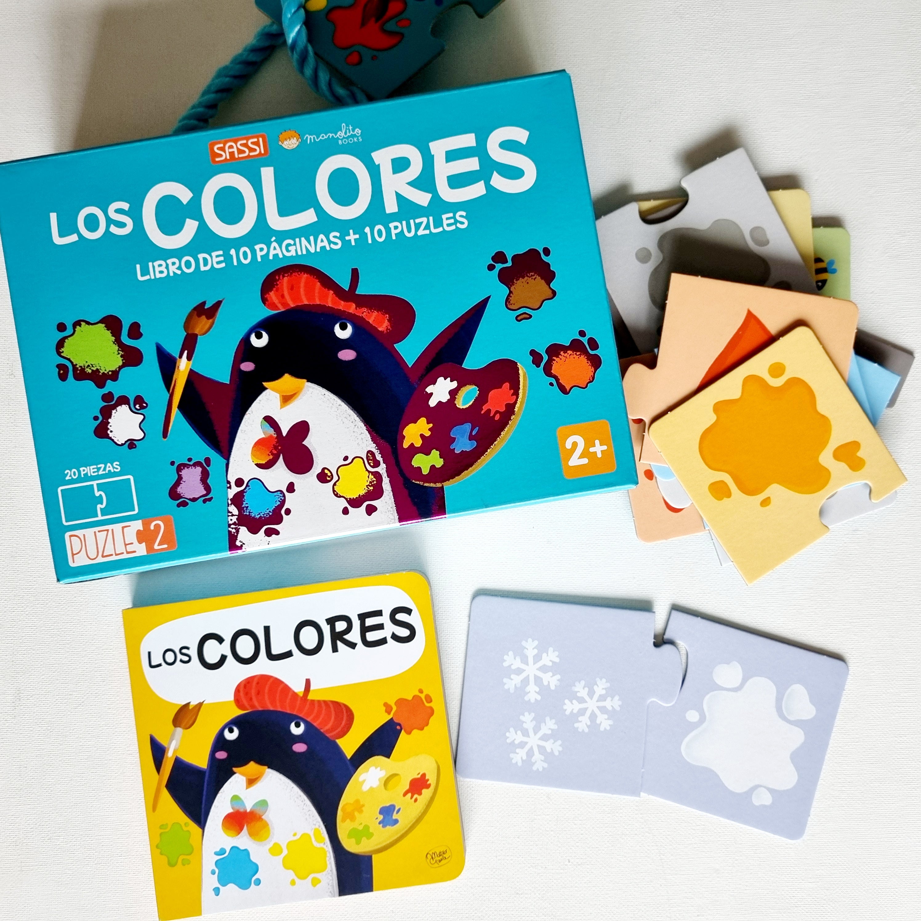 Los colores. Libro + 10 rompecabezas