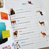 Atlas de animales con stickers