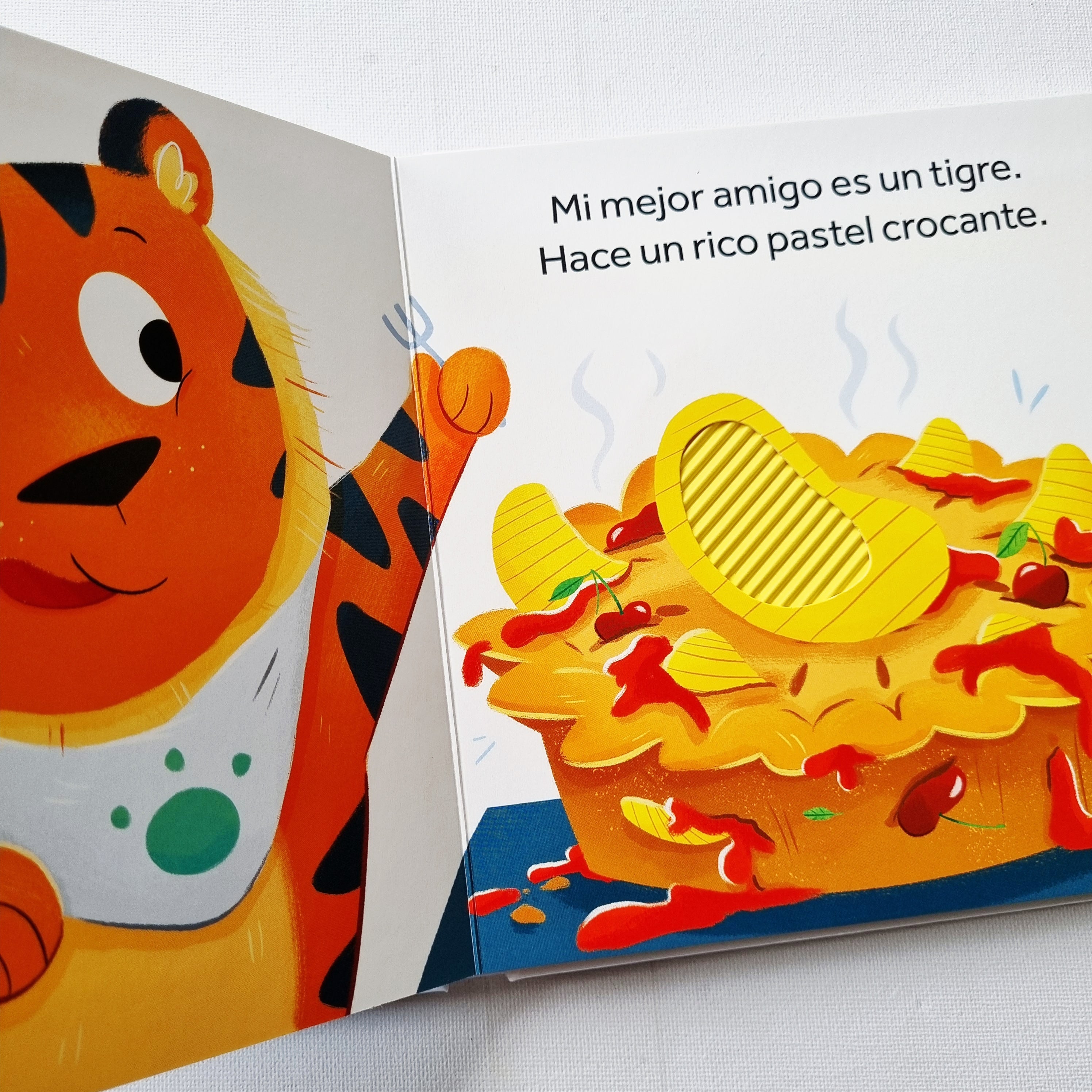Mi mejor amigo es un tigre. Para tocar y sentir