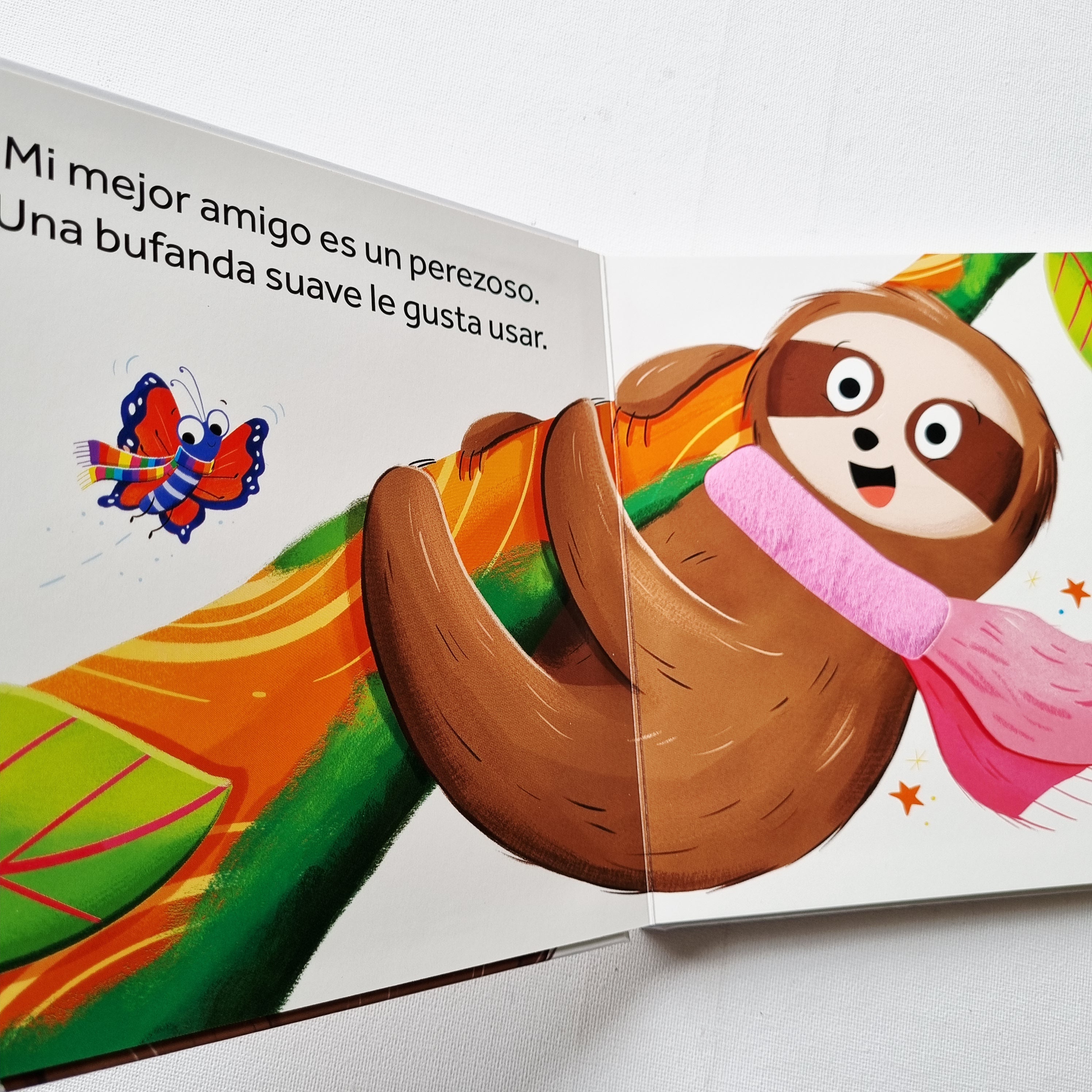 Mi mejor amigo es un perezoso. Para tocar y sentir