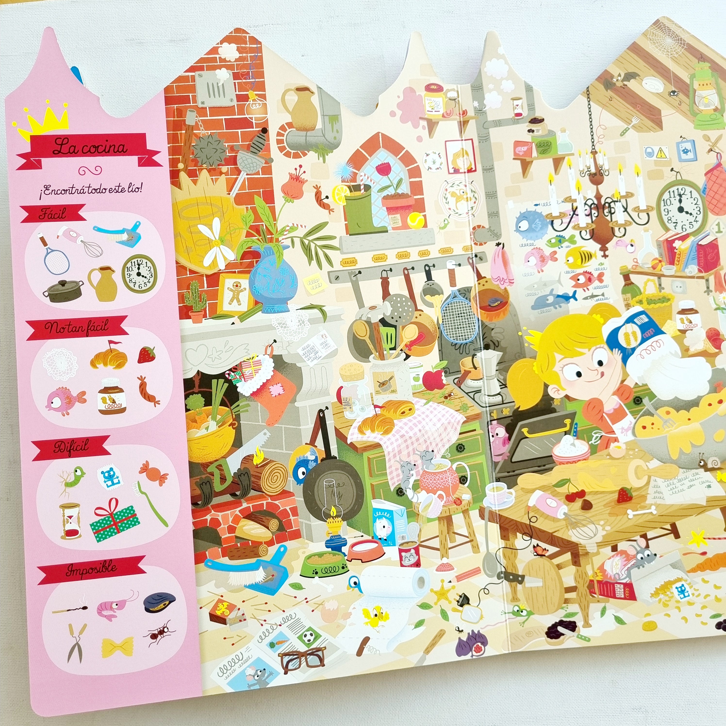 Busca y encuentra. El castillo de la princesa Revoltijo