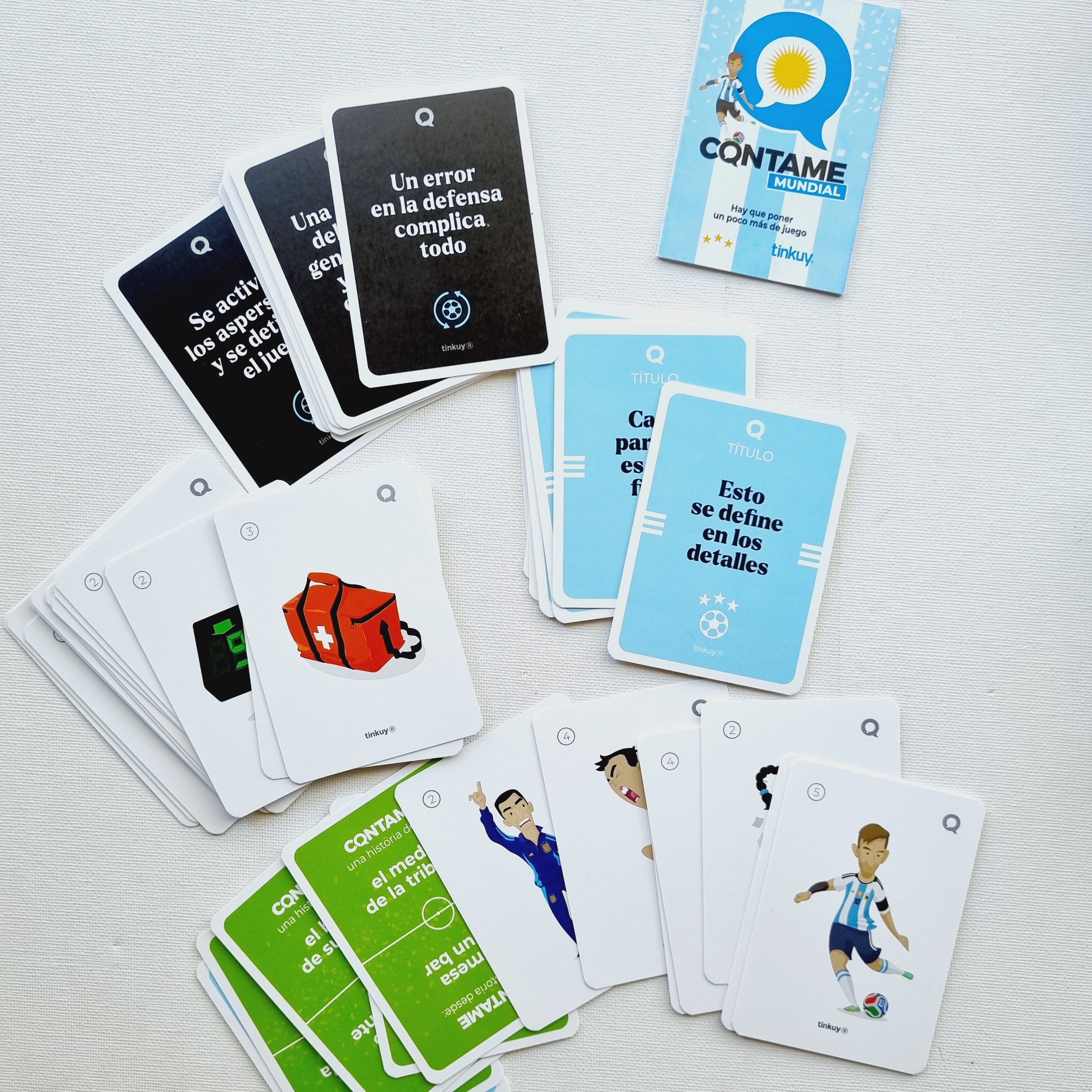 Contame mundial. Juego de Cartas
